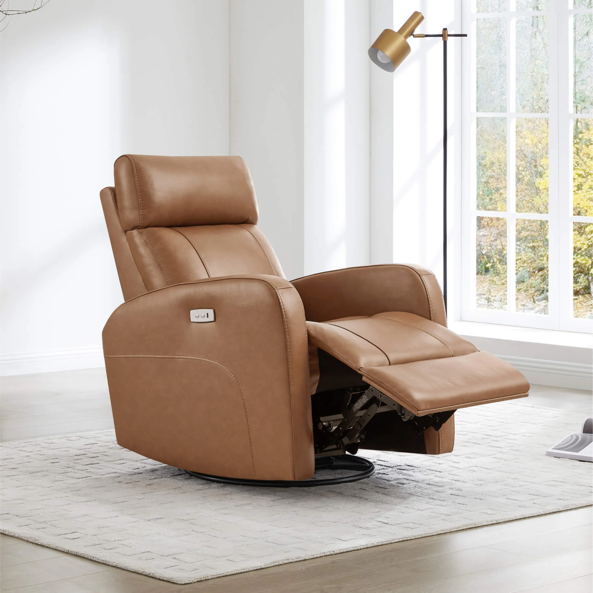 Joy Power Swivel Recliner with Manual Headrest - Image 89