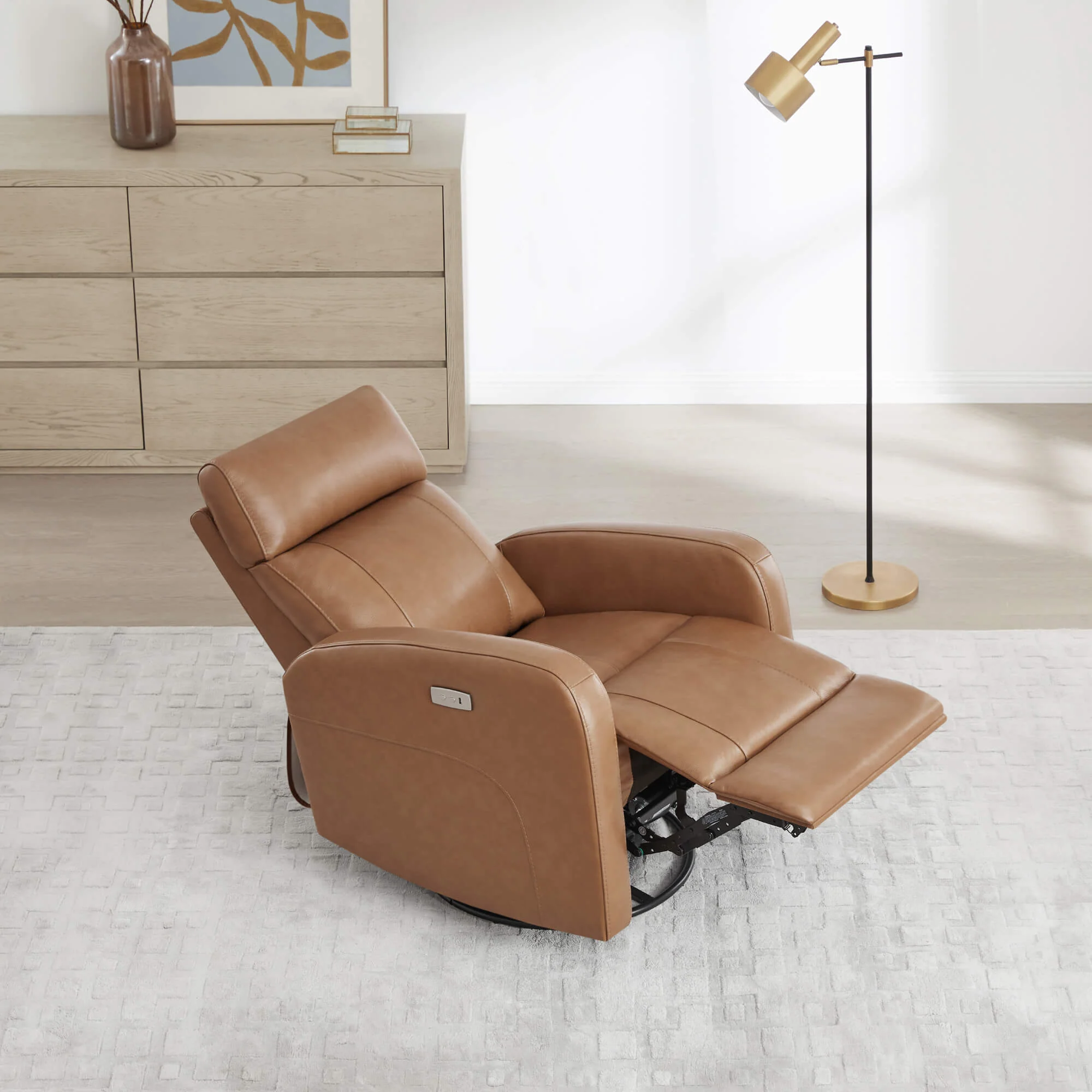 Joy Power Swivel Recliner with Manual Headrest - Image 93