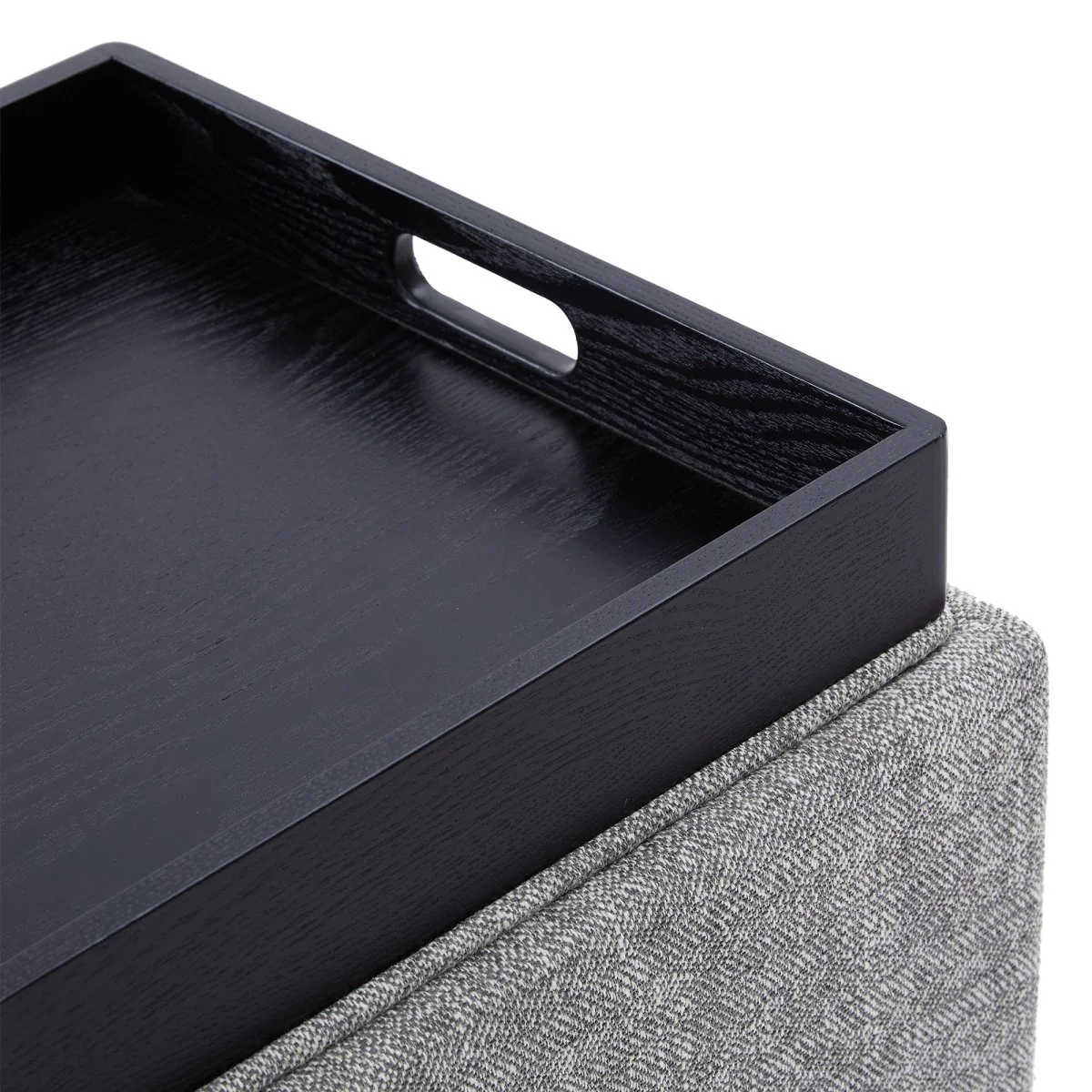Cube Storage Ottoman - Fabric & Leather - Image 28