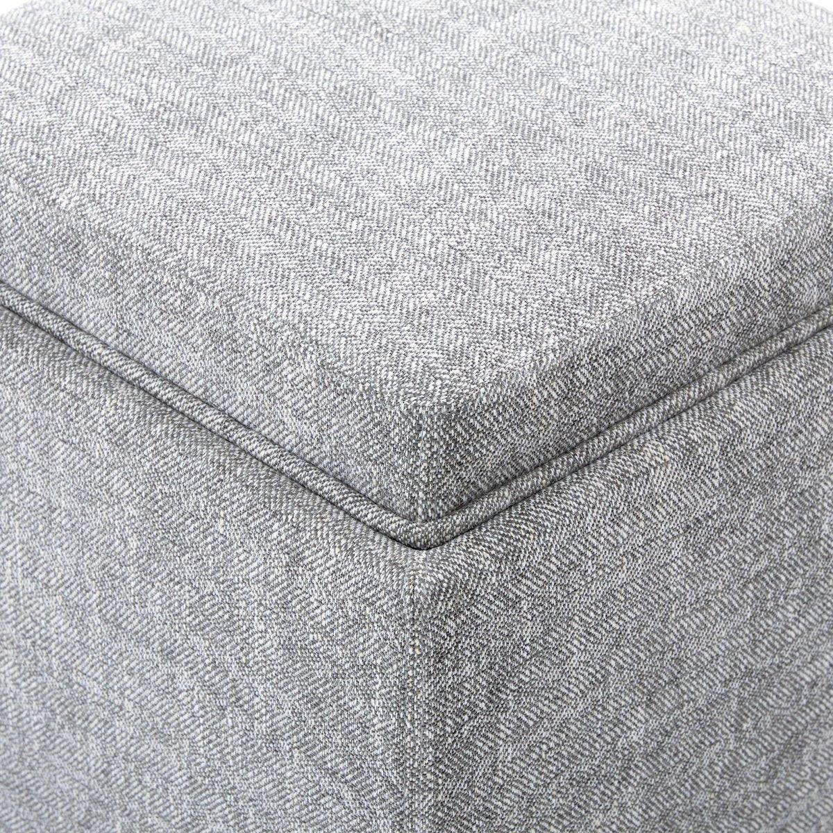 Cube Storage Ottoman - Fabric & Leather - Image 29