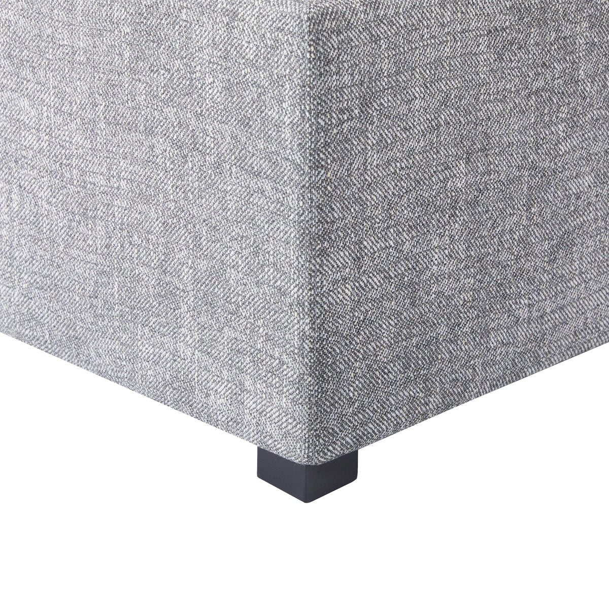 Cube Storage Ottoman - Fabric & Leather - Image 30