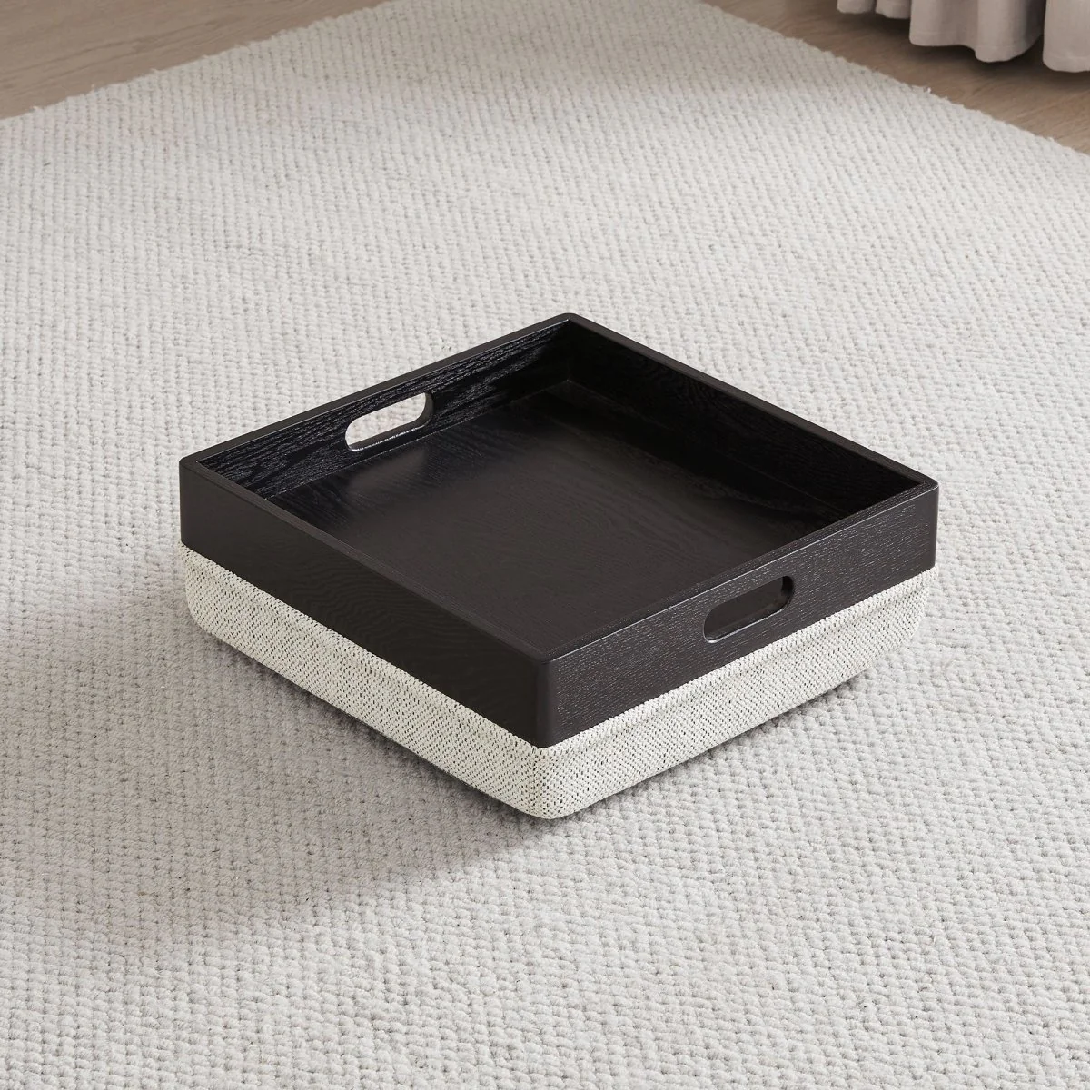 Cube Storage Ottoman - Fabric & Leather - Image 31