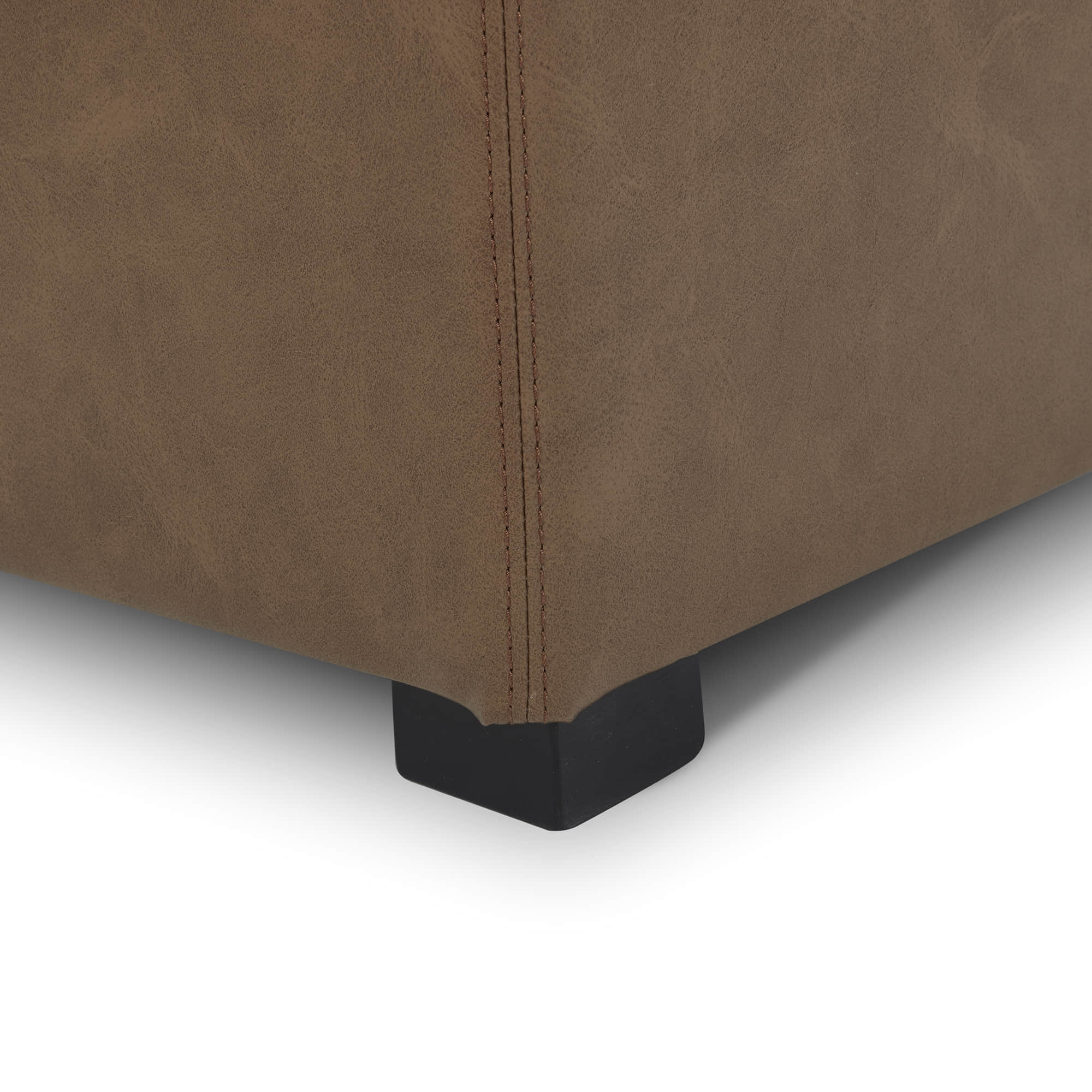 Cube Storage Ottoman - Fabric & Leather - Image 40