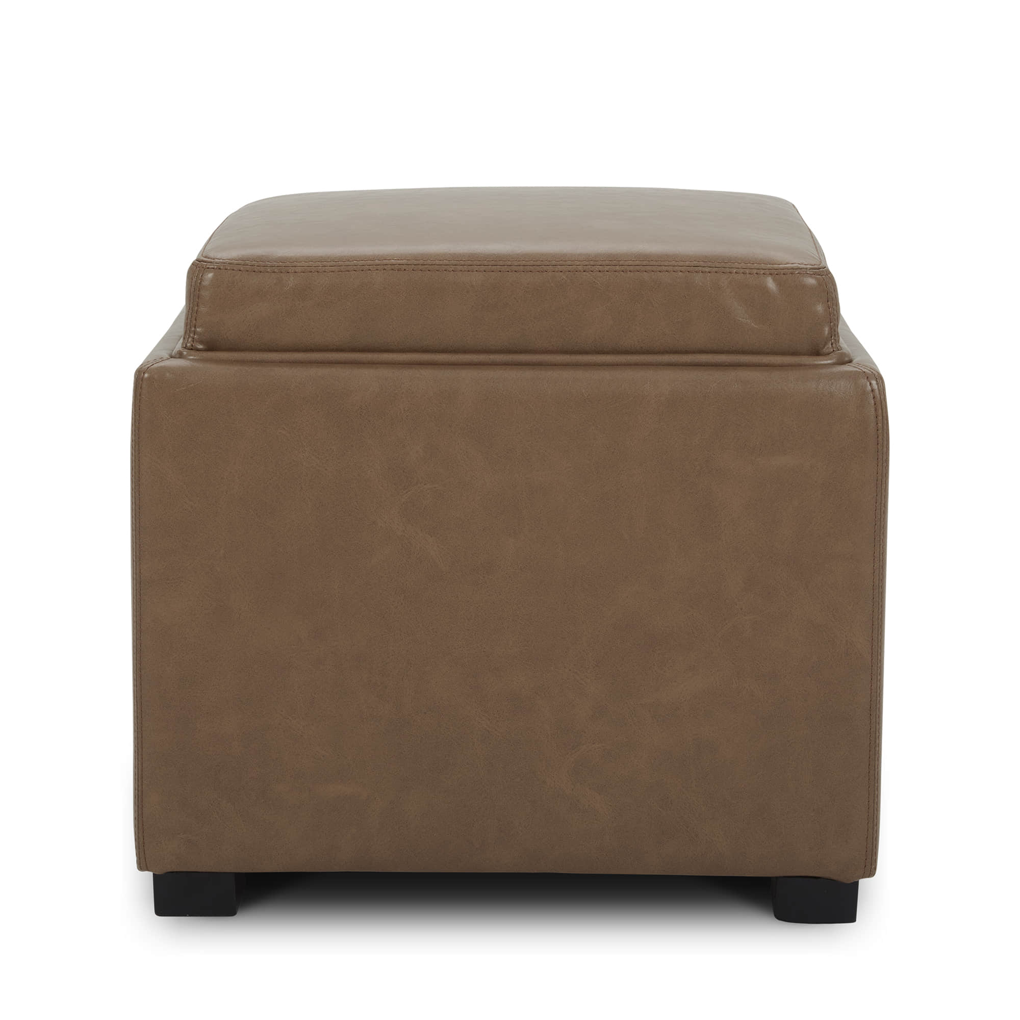 Cube Storage Ottoman - Fabric & Leather - Image 41