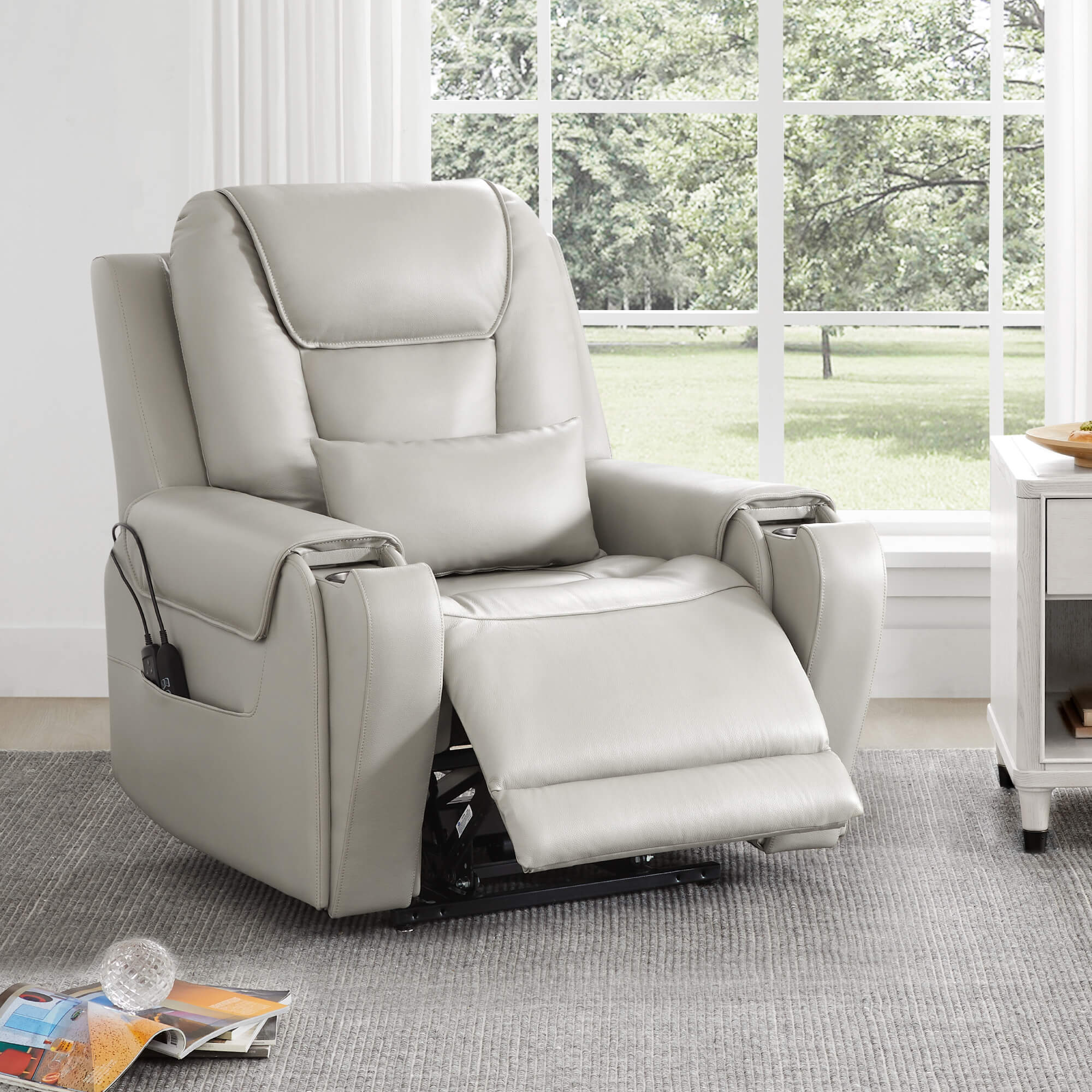 Davin Power Lift Assist Infinite Position Recliner - Image 11