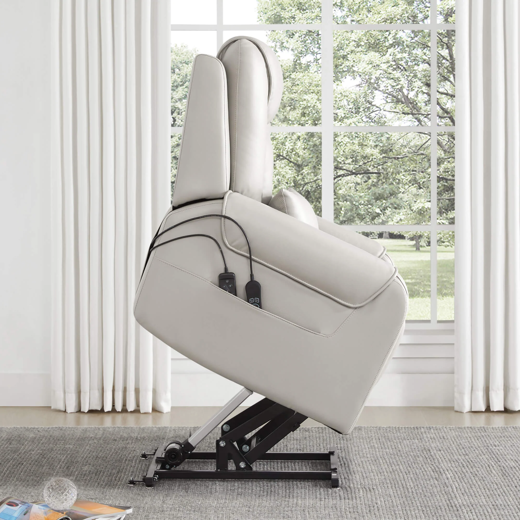 Davin Power Lift Assist Infinite Position Recliner - Image 14