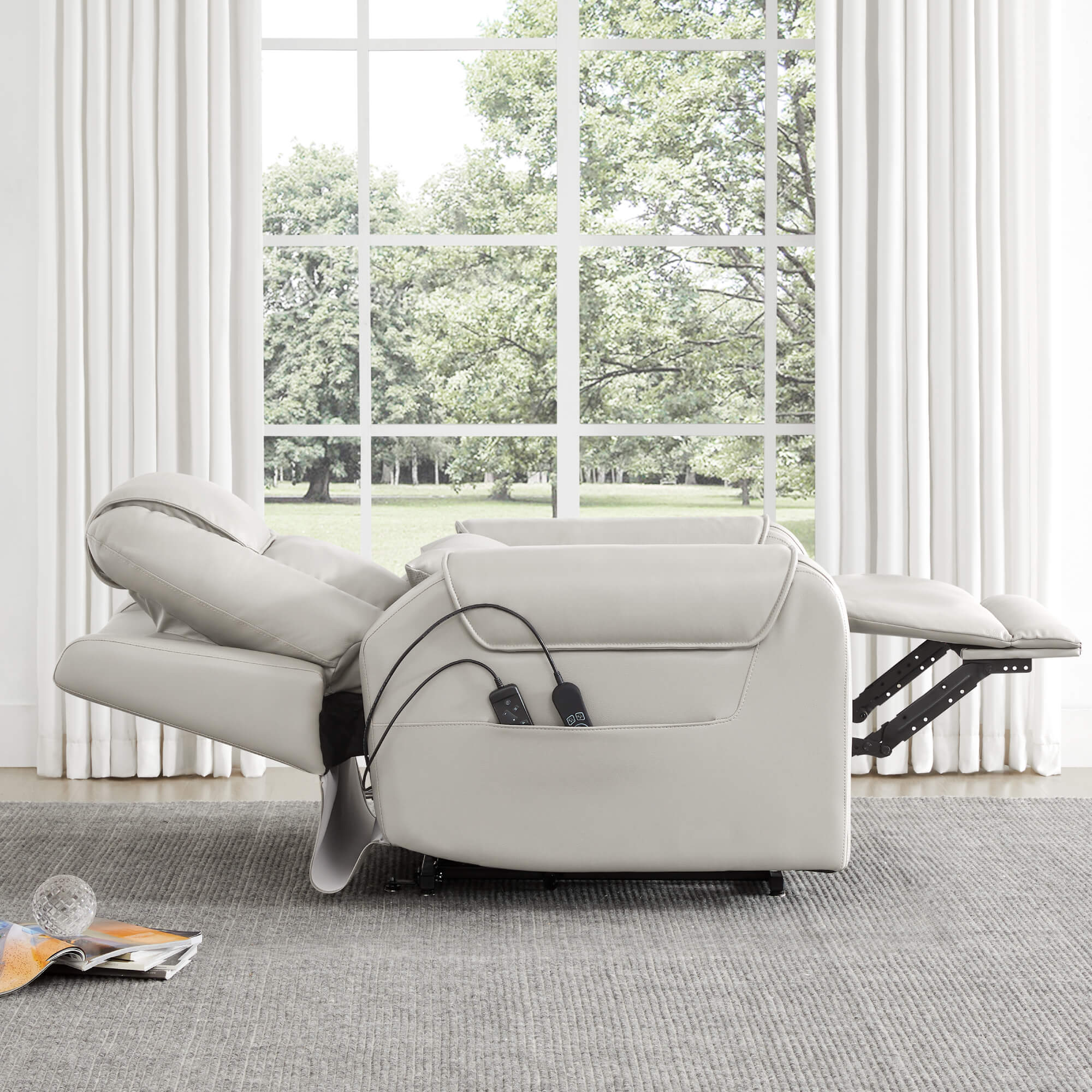 Davin Power Lift Assist Infinite Position Recliner - Image 15