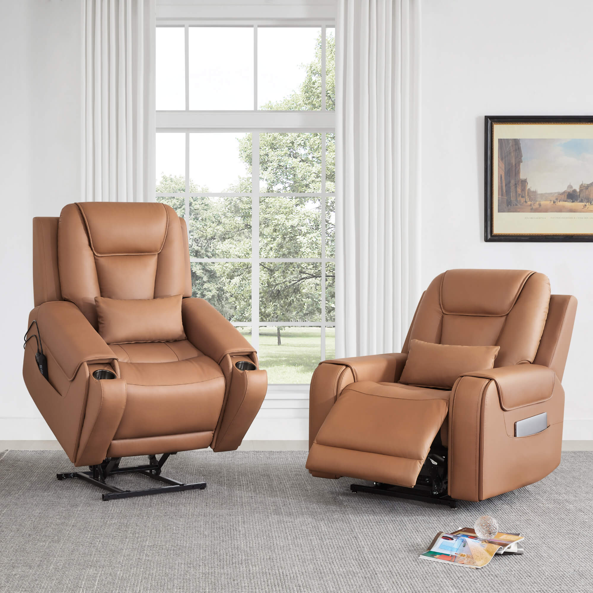 Davin Power Lift Assist Infinite Position Recliner - Image 3