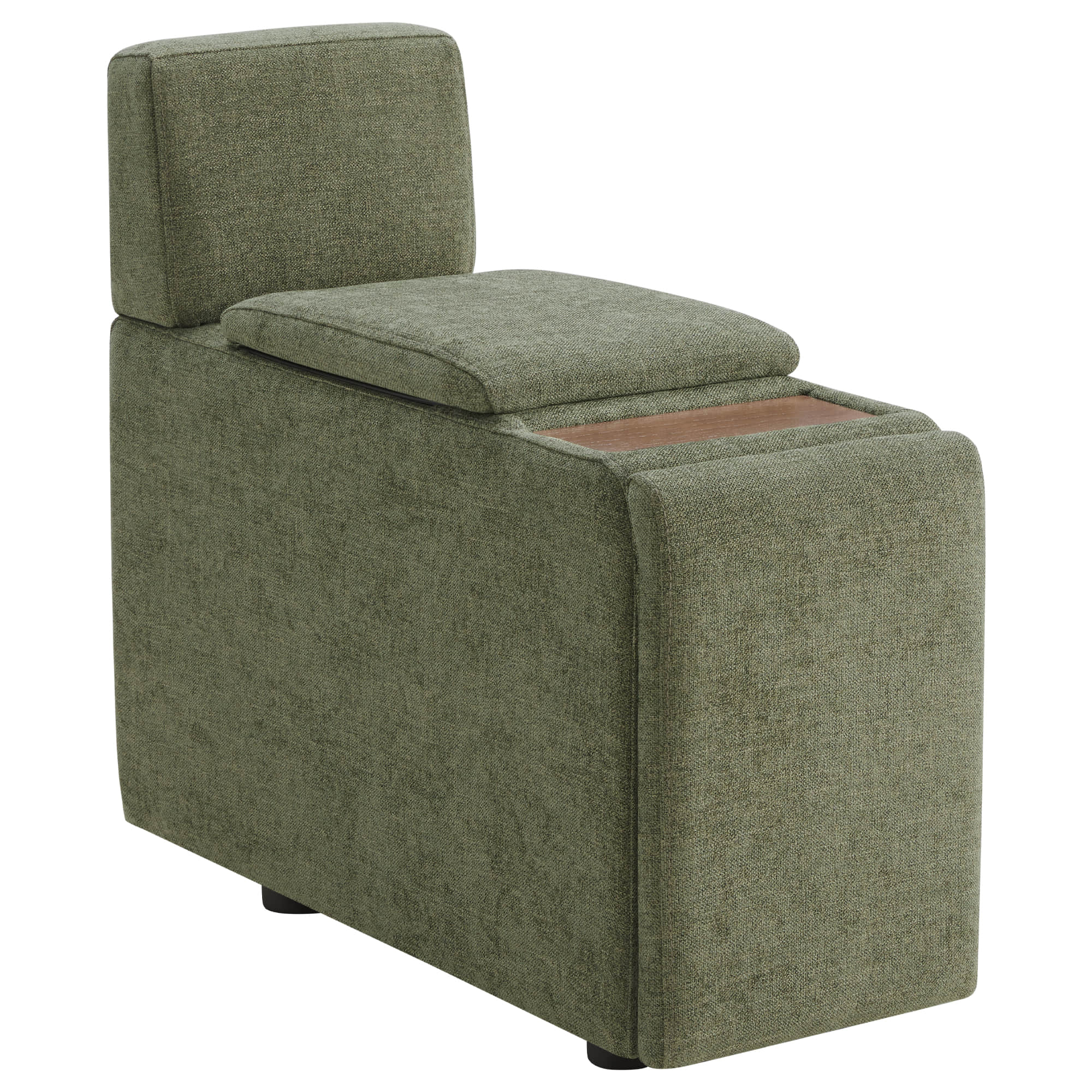 Delaney 6-Seat Modular Sofa Chaise with Storage Ottomans - Image 67