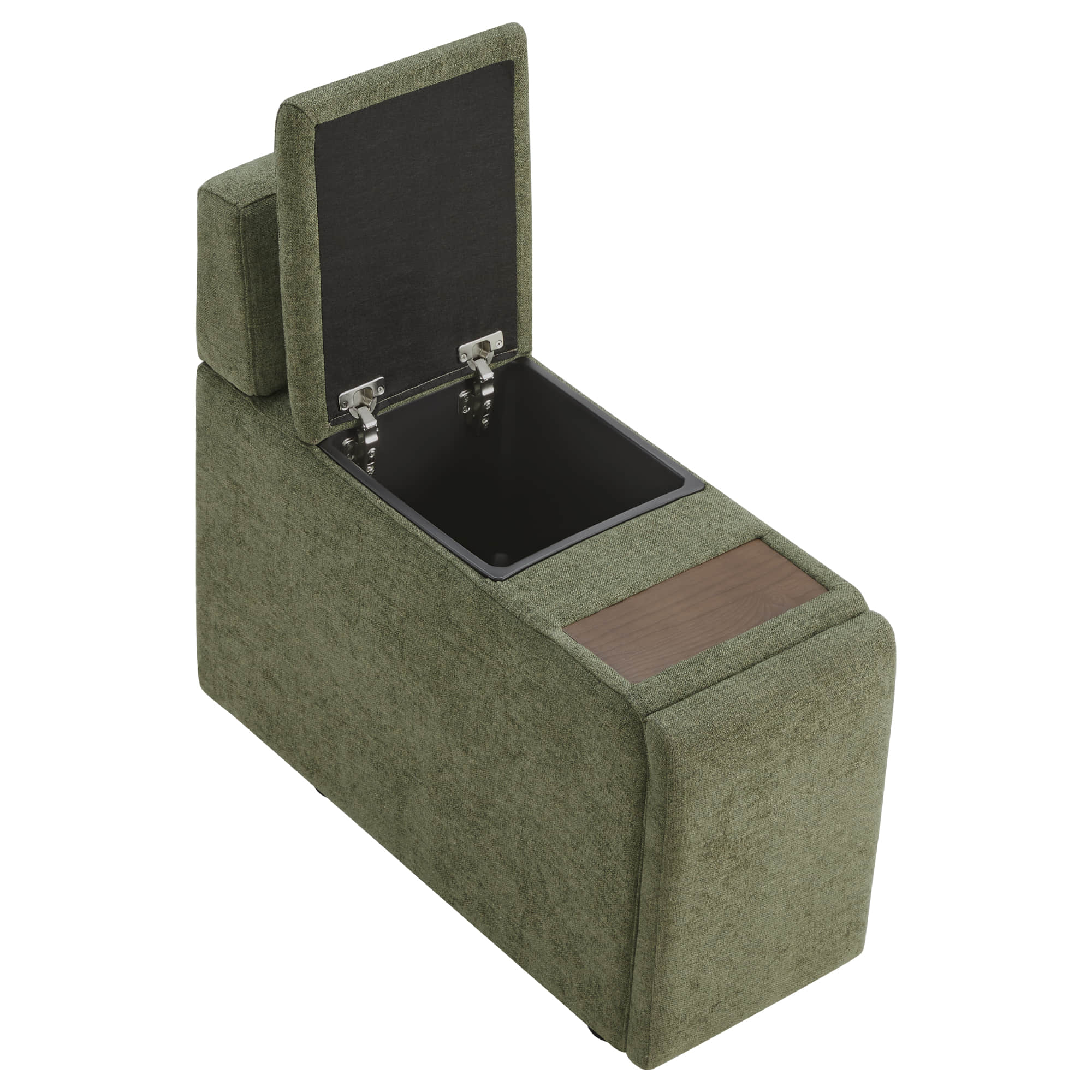 Delaney 6-Seat Modular Sofa Chaise with Storage Ottomans - Image 116