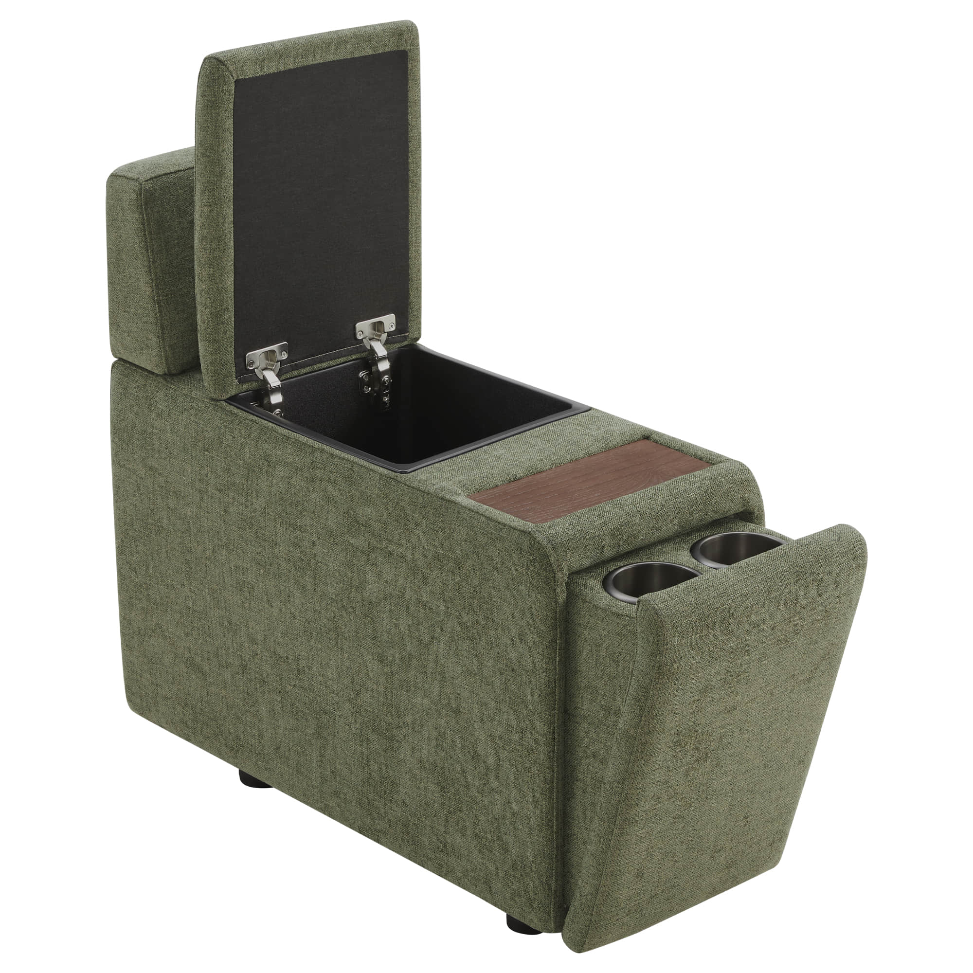 Delaney 6-Seat Modular Sofa Chaise with Storage Ottomans - Image 70