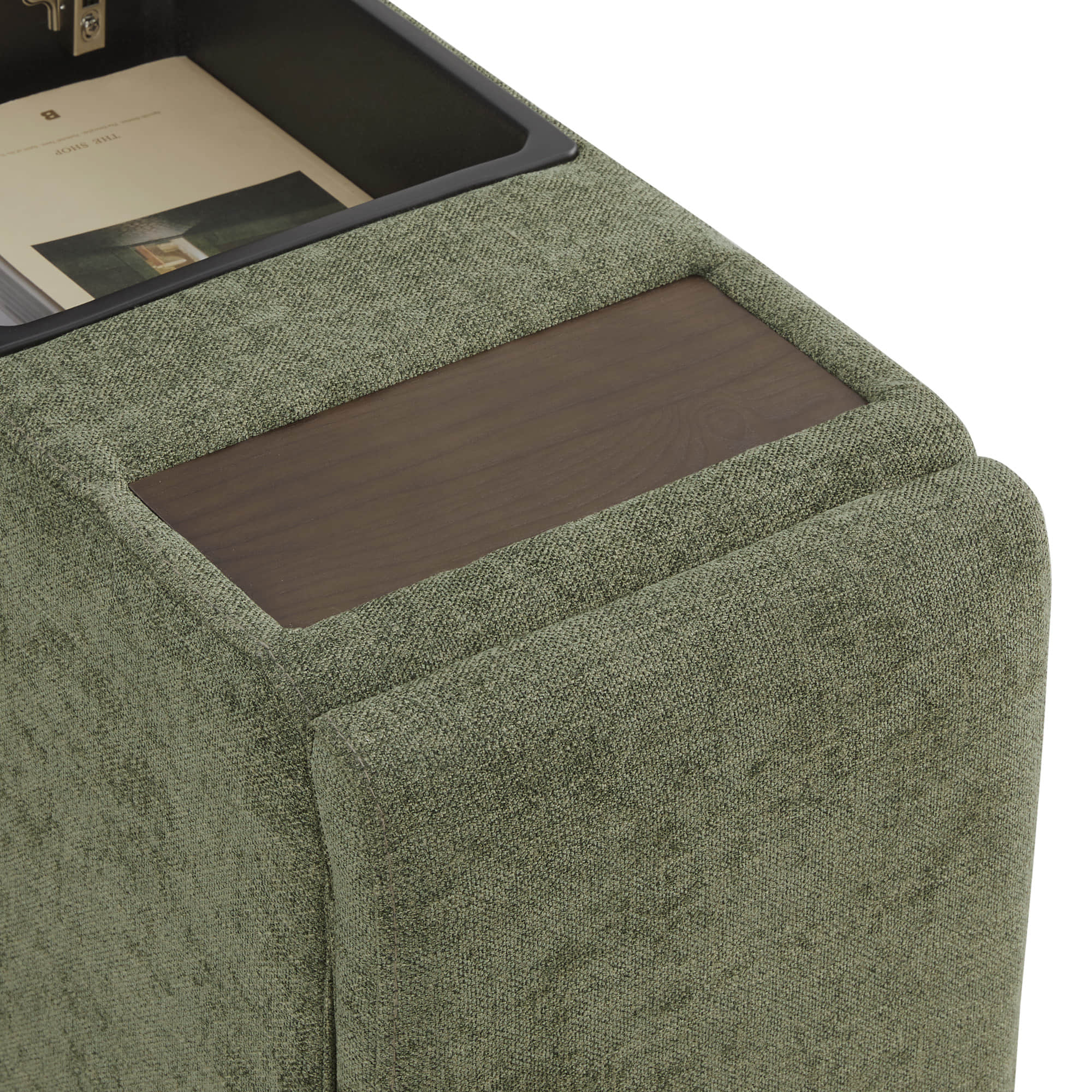 Delaney 6-Seat Modular Sofa Chaise with Storage Ottomans - Image 71