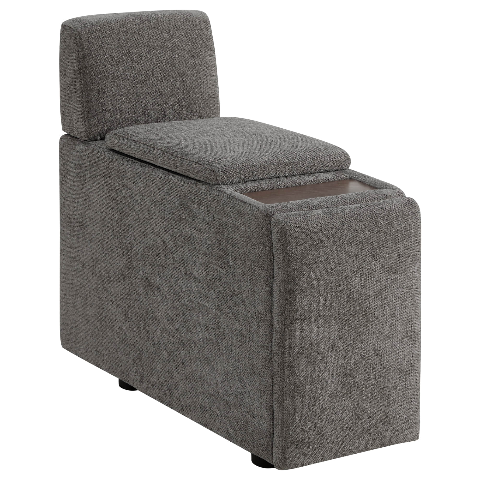 Delaney 6-Seat Modular Sofa Chaise with Storage Ottomans - Image 33