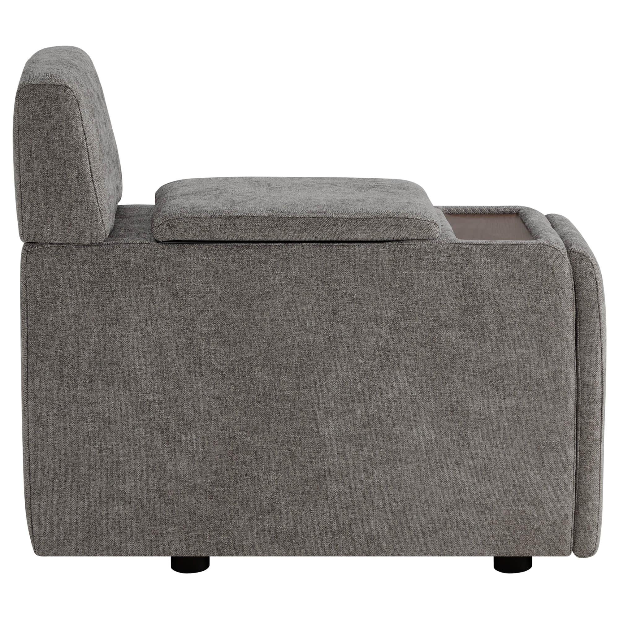 Delaney 6-Seat Modular Sofa Chaise with Storage Ottomans - Image 36