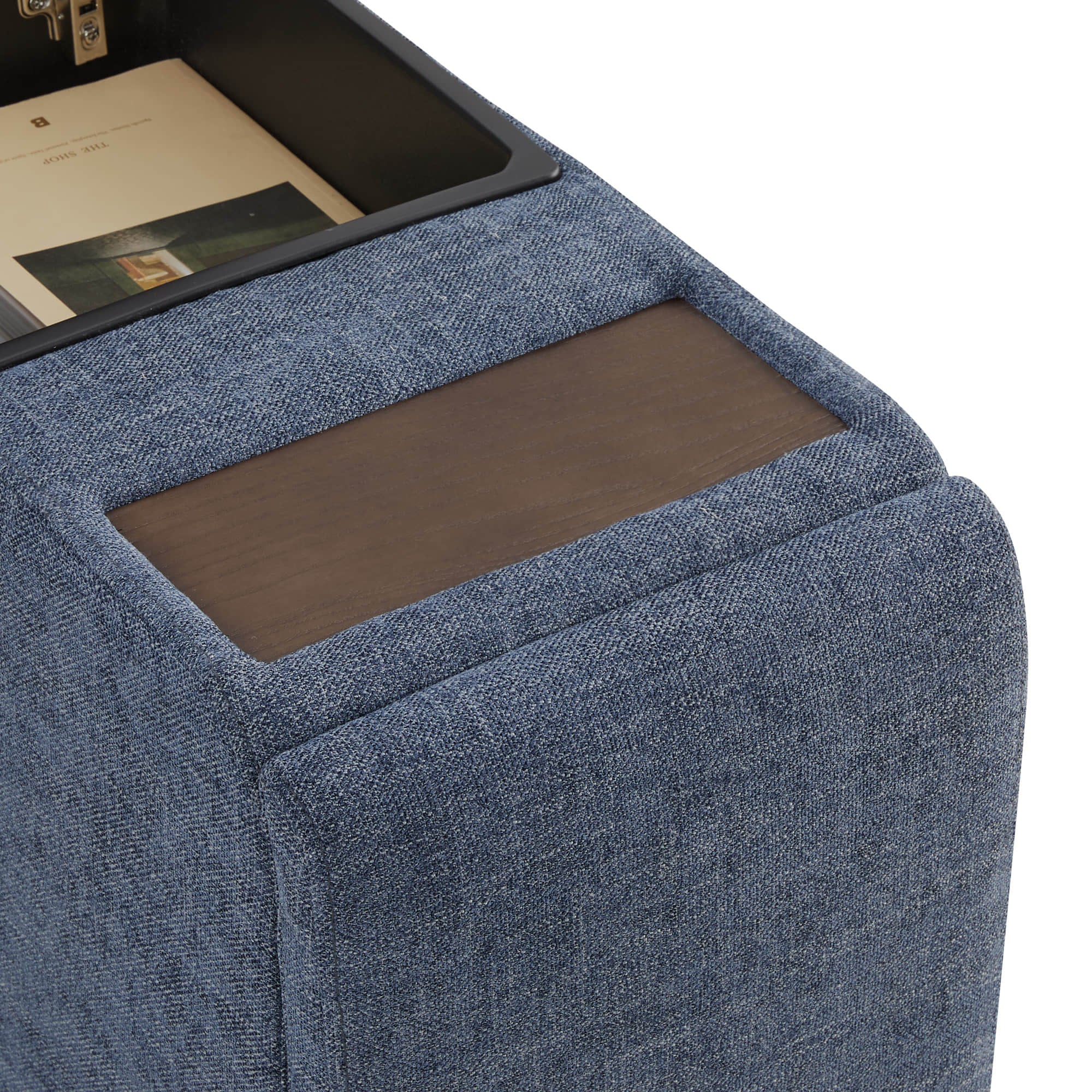 Delaney 6-Seat Modular Sofa Chaise with Storage Ottomans - Image 61