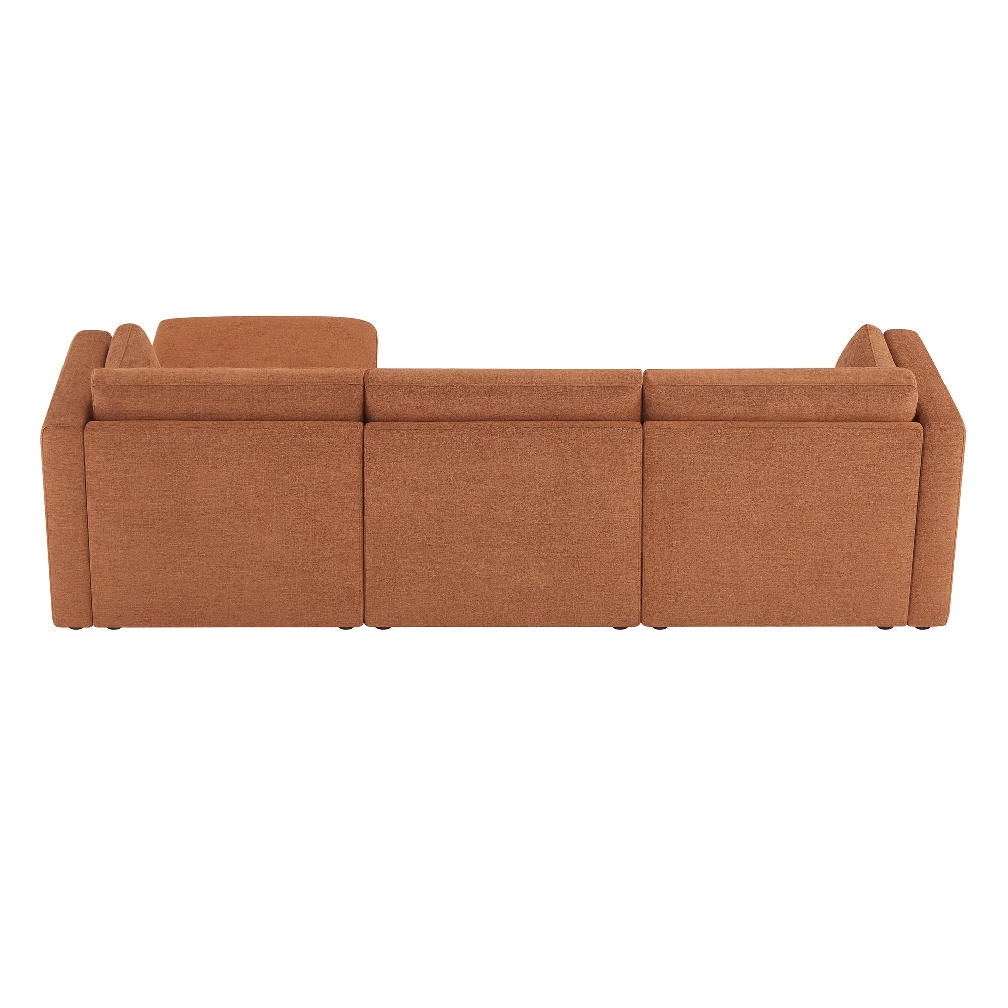 Delaney 4-Seat Modular Sofa Chaise with Storage Ottoman - Image 89