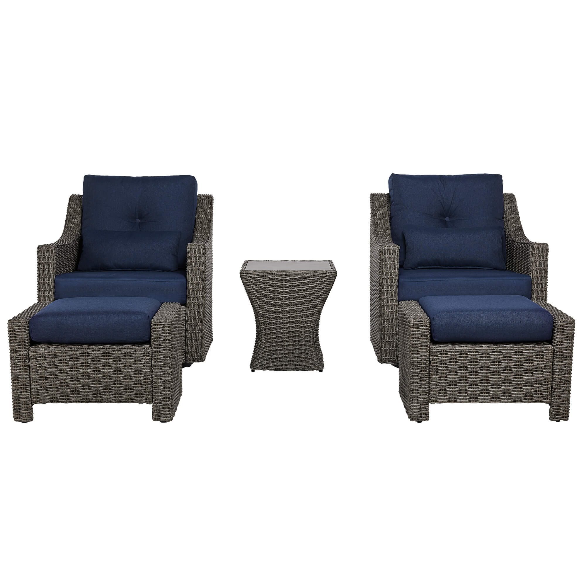 Elara Rattan Outdoor 5-Piece Patio Set - Image 12