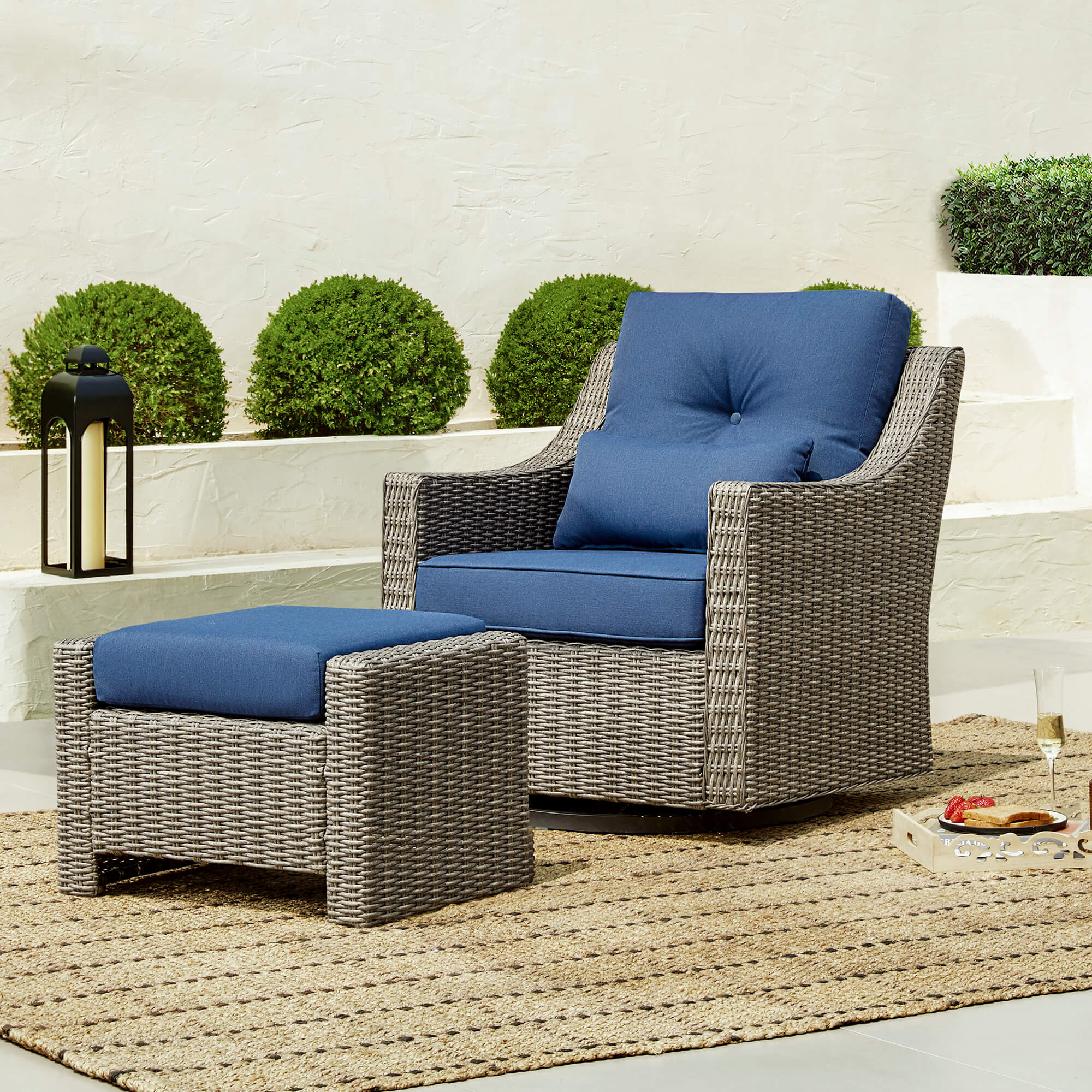 Elara Rattan Outdoor 5-Piece Patio Set - Image 63
