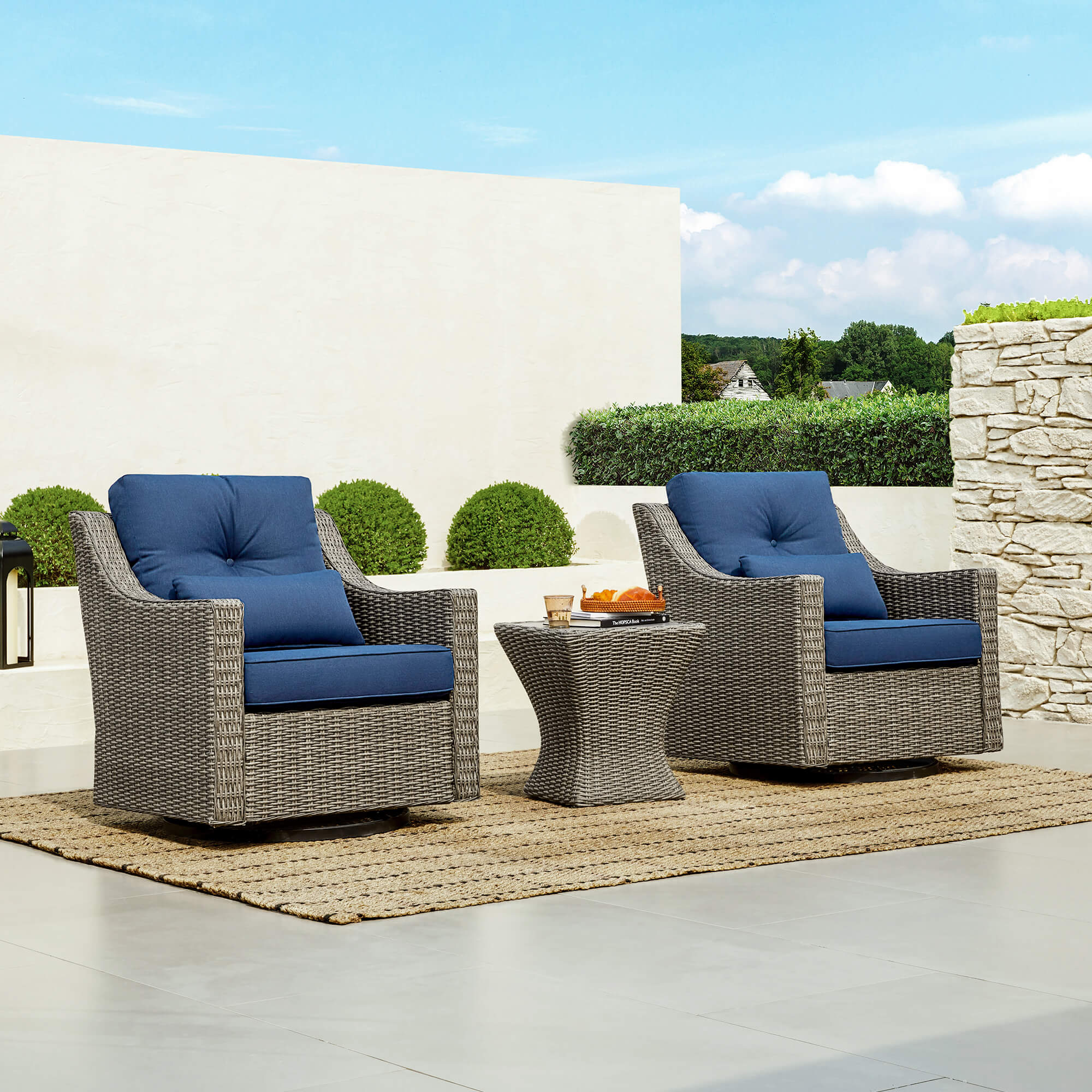 Elara Rattan Outdoor Bistro Set - Image 51
