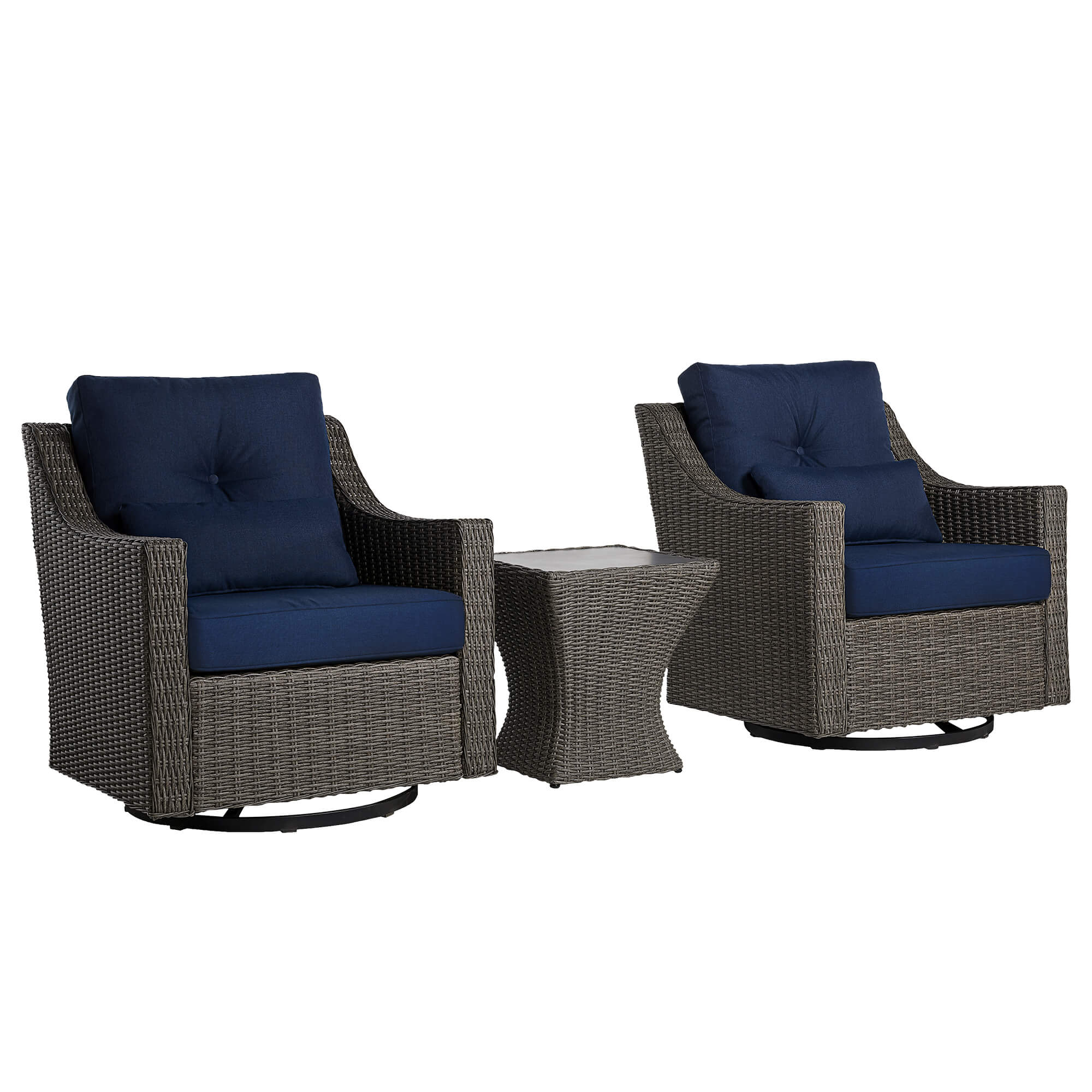 Elara Rattan Outdoor Bistro Set - Image 8