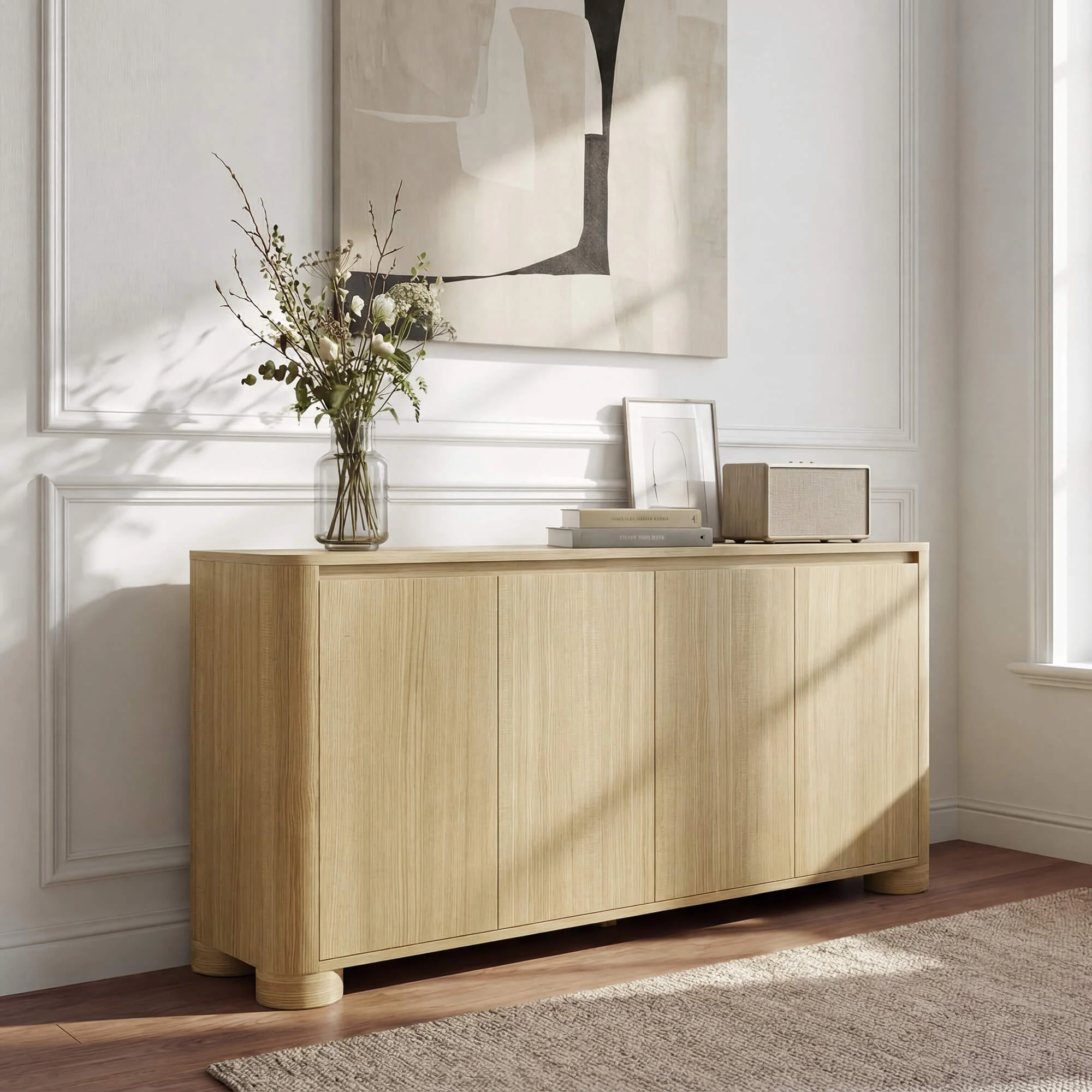 63” Elias Versatile Multi-Section Curved Sideboard - Image 19
