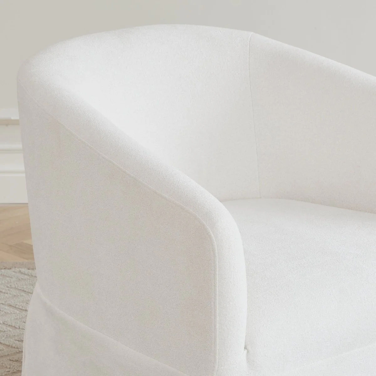 EllaGrace Slipcovered Swivel Armchair - Image 41