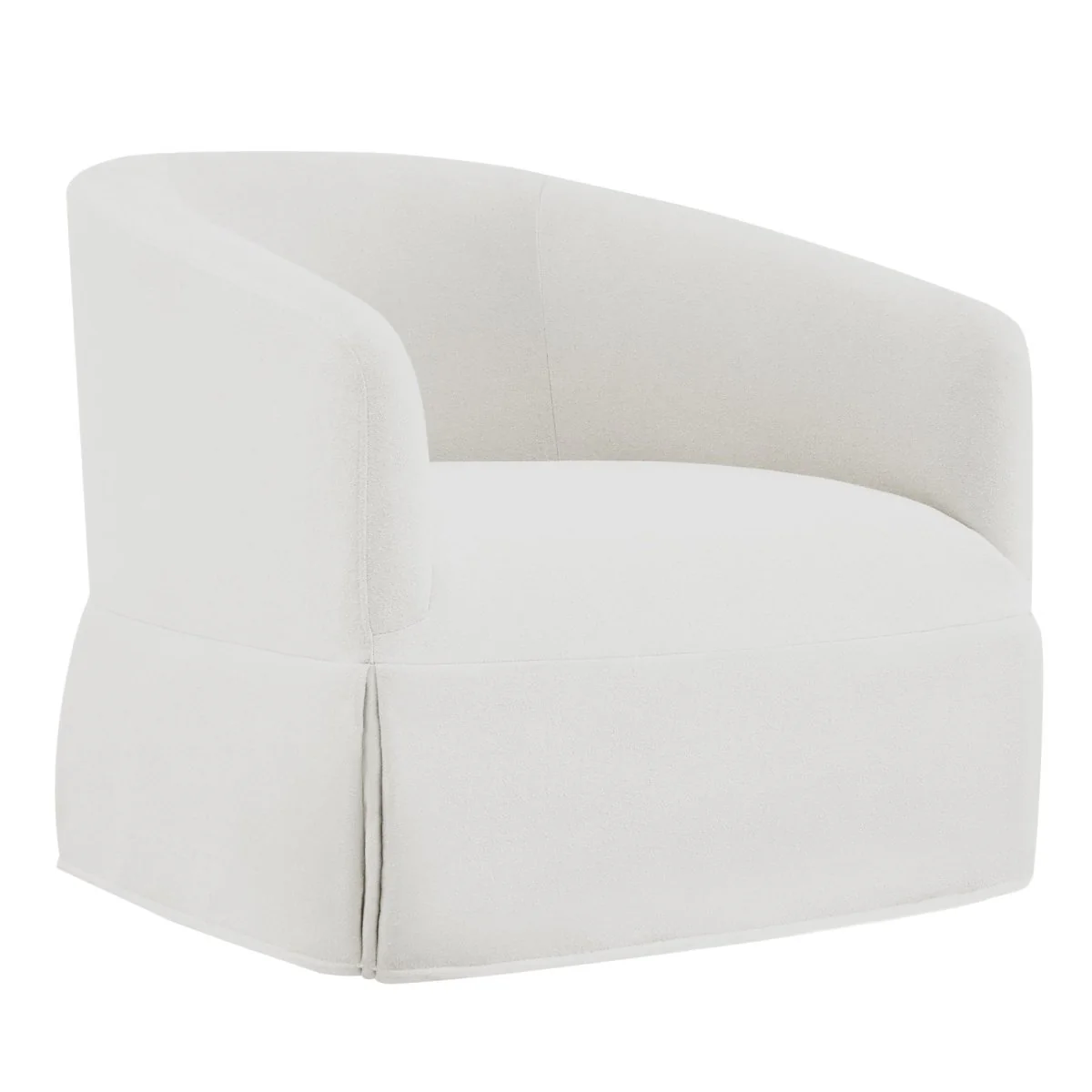 EllaGrace Slipcovered Swivel Armchair - Image 7