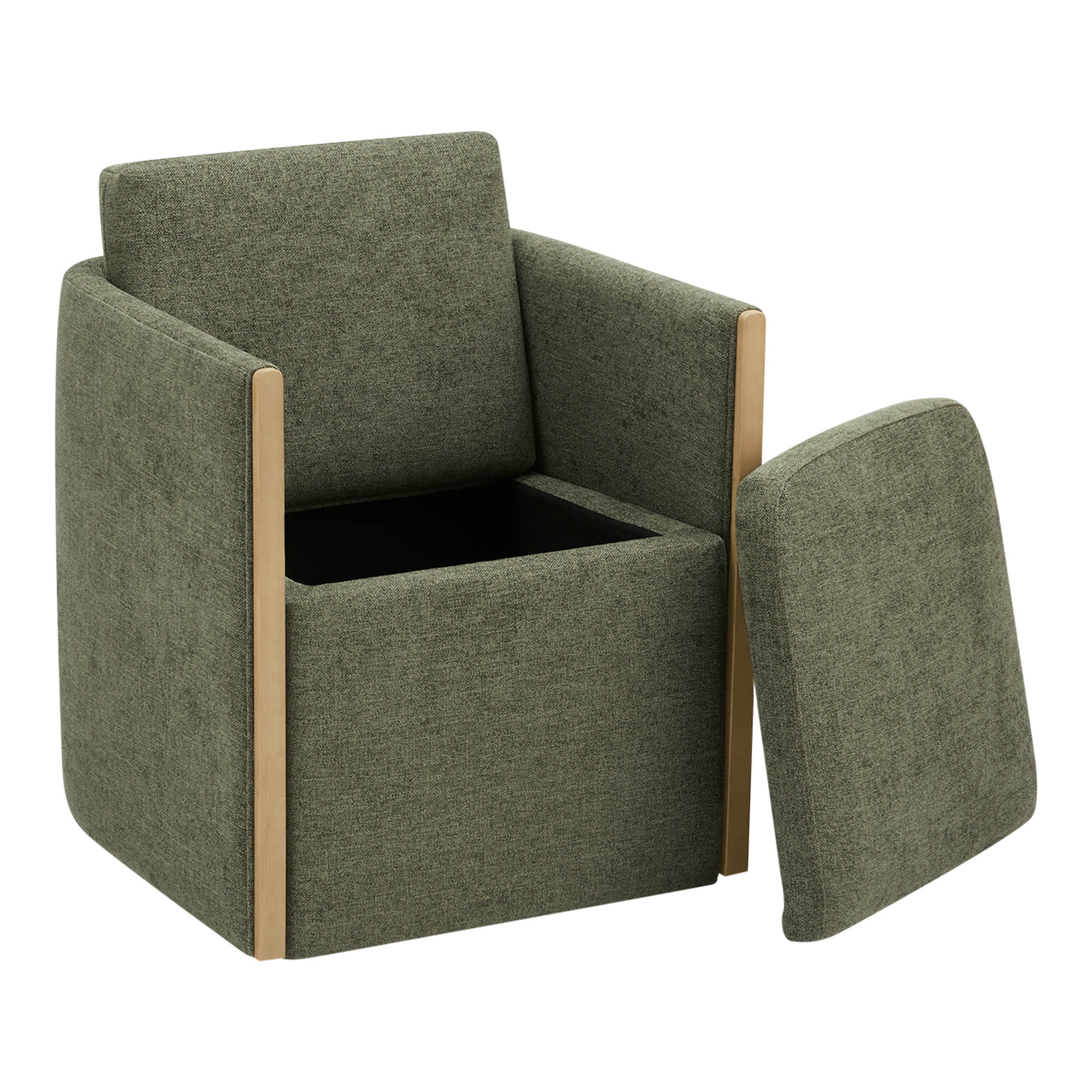 Elsa Rolling Dining Chair with Hidden Storage - Image 39