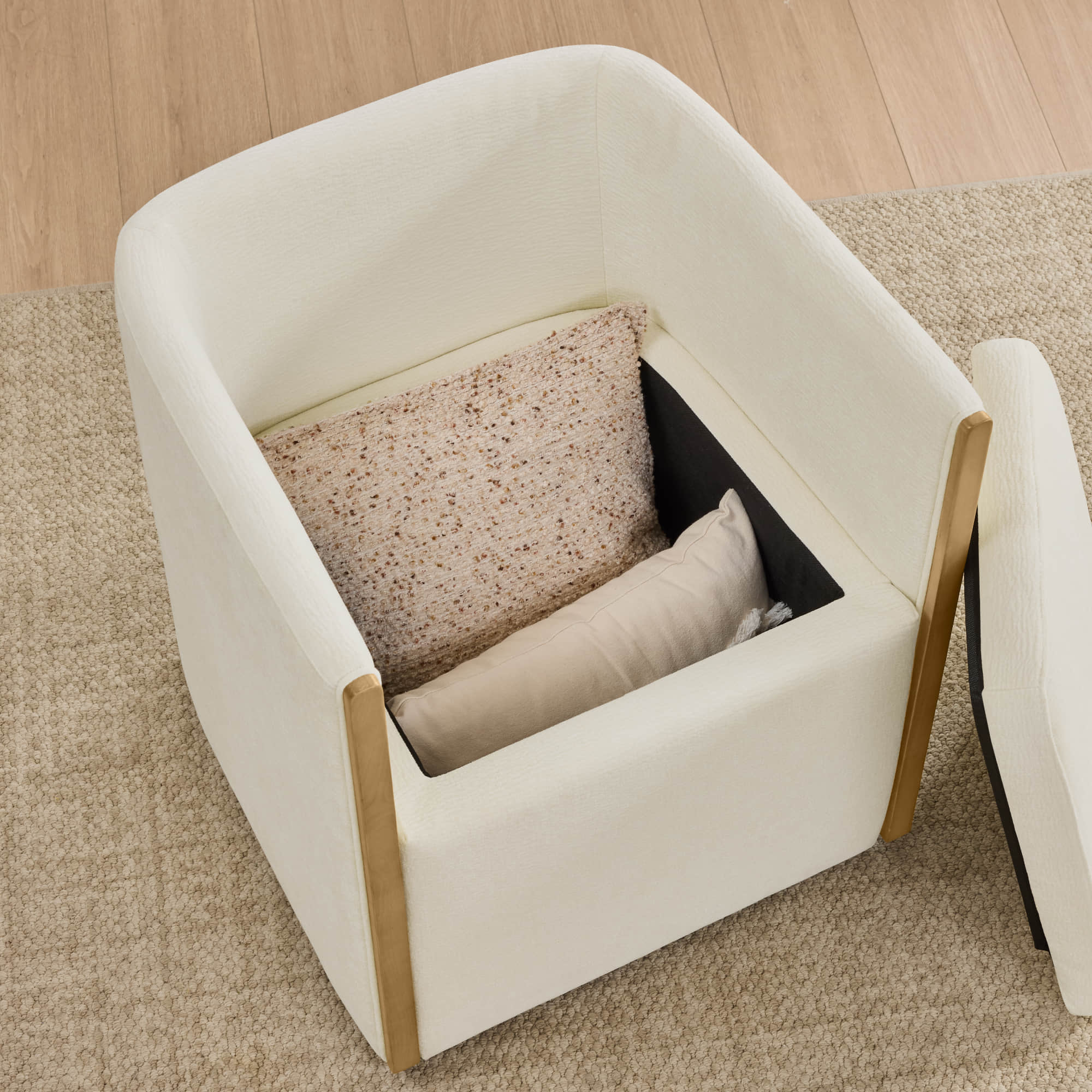 Elsa Rolling Dining Chair with Hidden Storage - Image 7