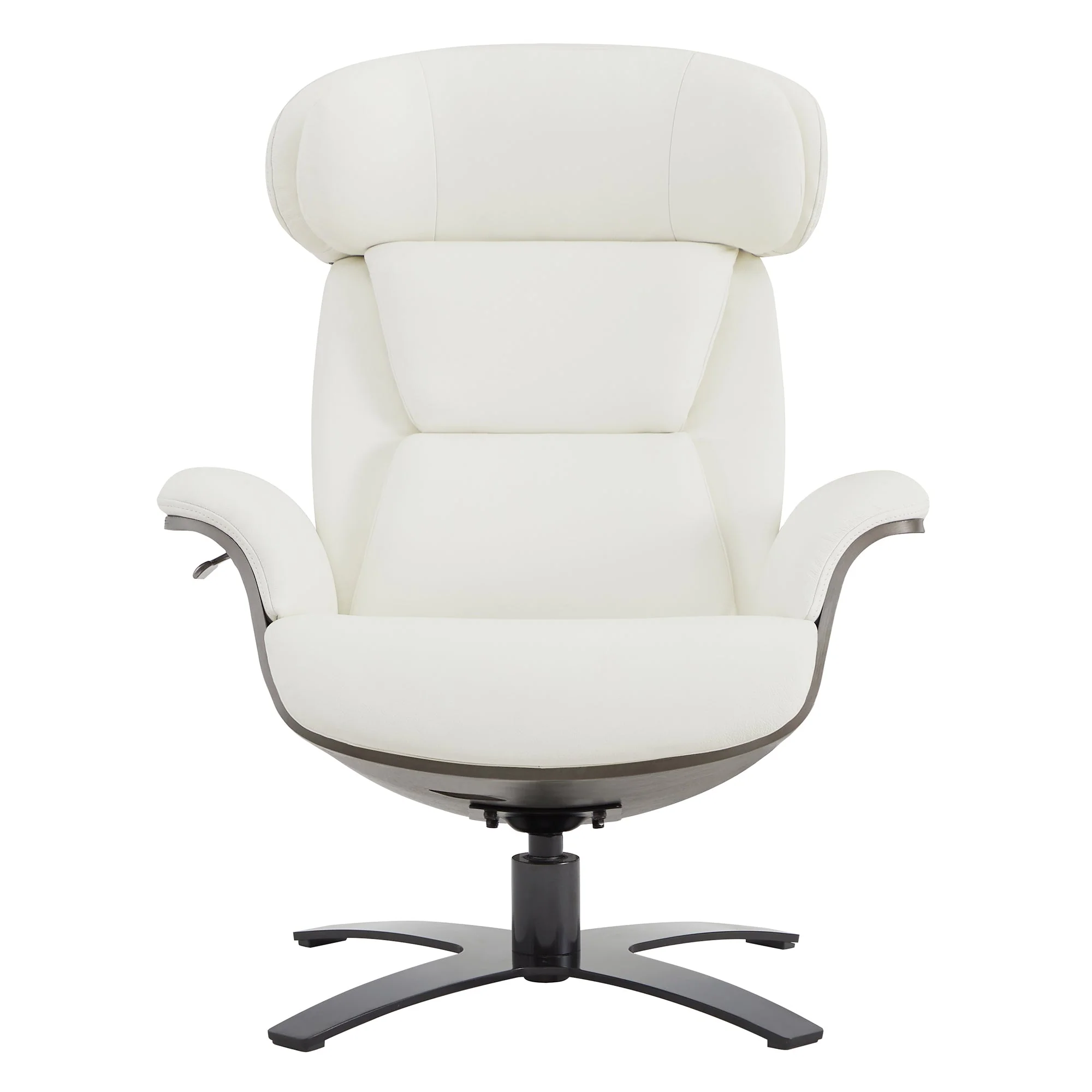 Elvin Genuine Leather Recliner Lounge Chair & Ottoman - Image 39