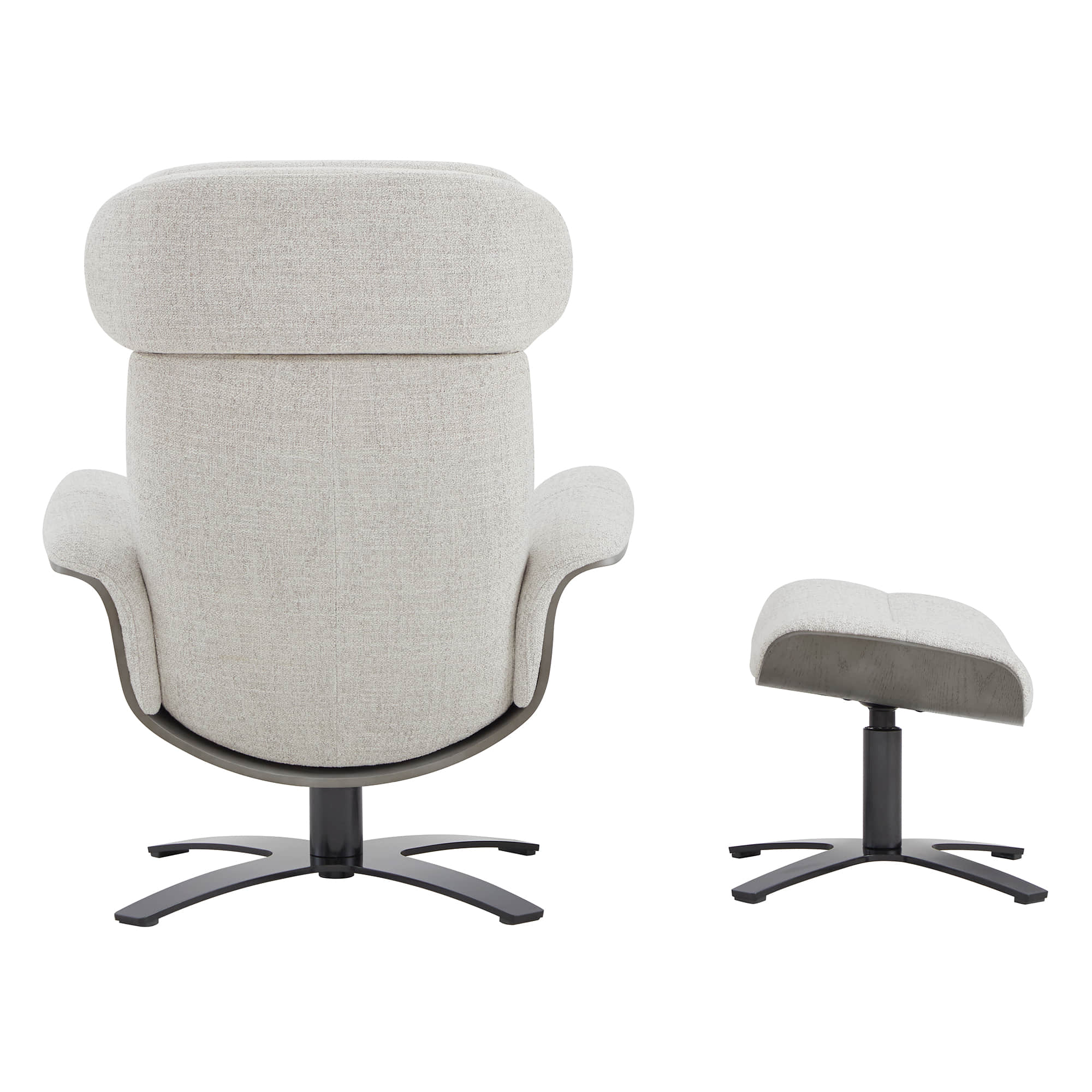 Elvin Genuine Leather Recliner Lounge Chair & Ottoman - Image 46