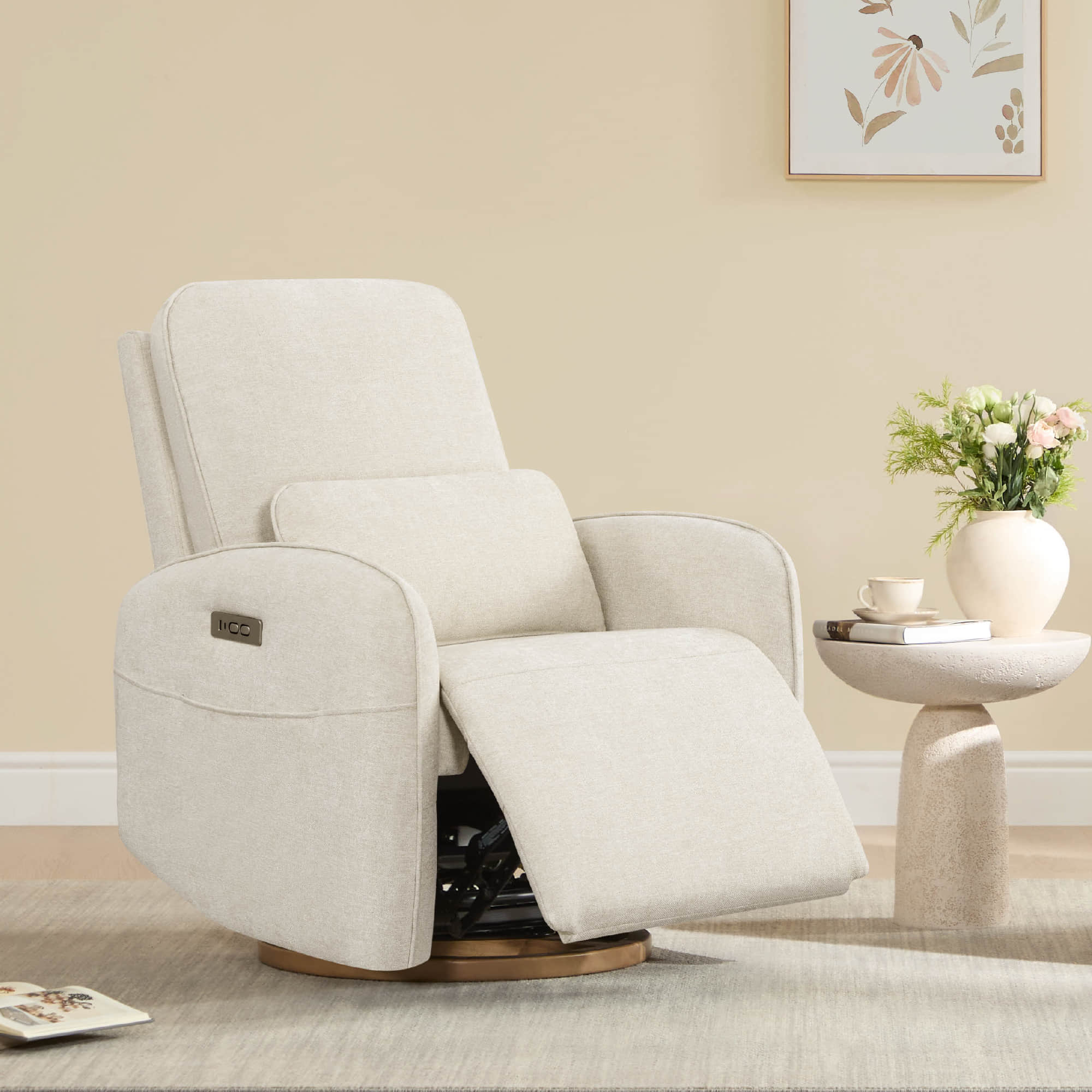 Errol Power Swivel Nursery Glider Recliner - Image 21