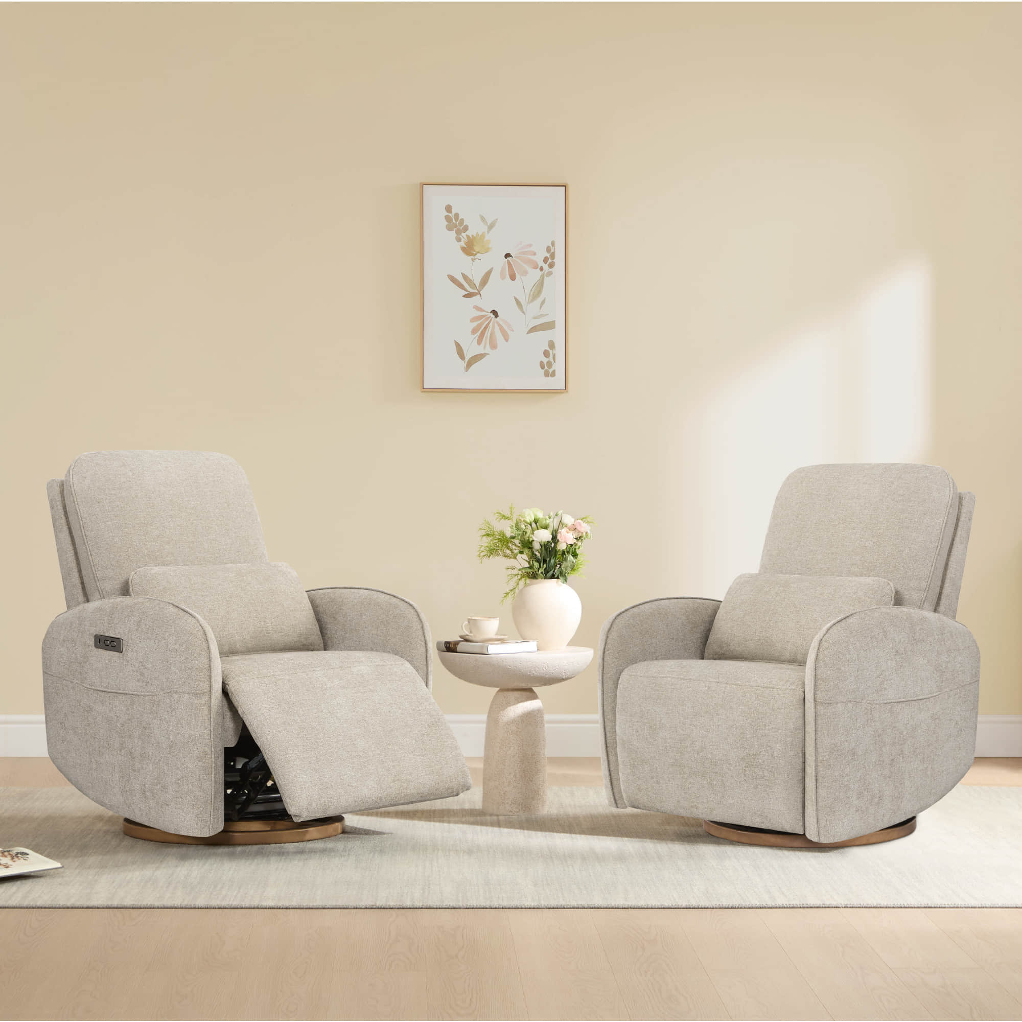 Errol Power Swivel Nursery Glider Recliner - Image 22