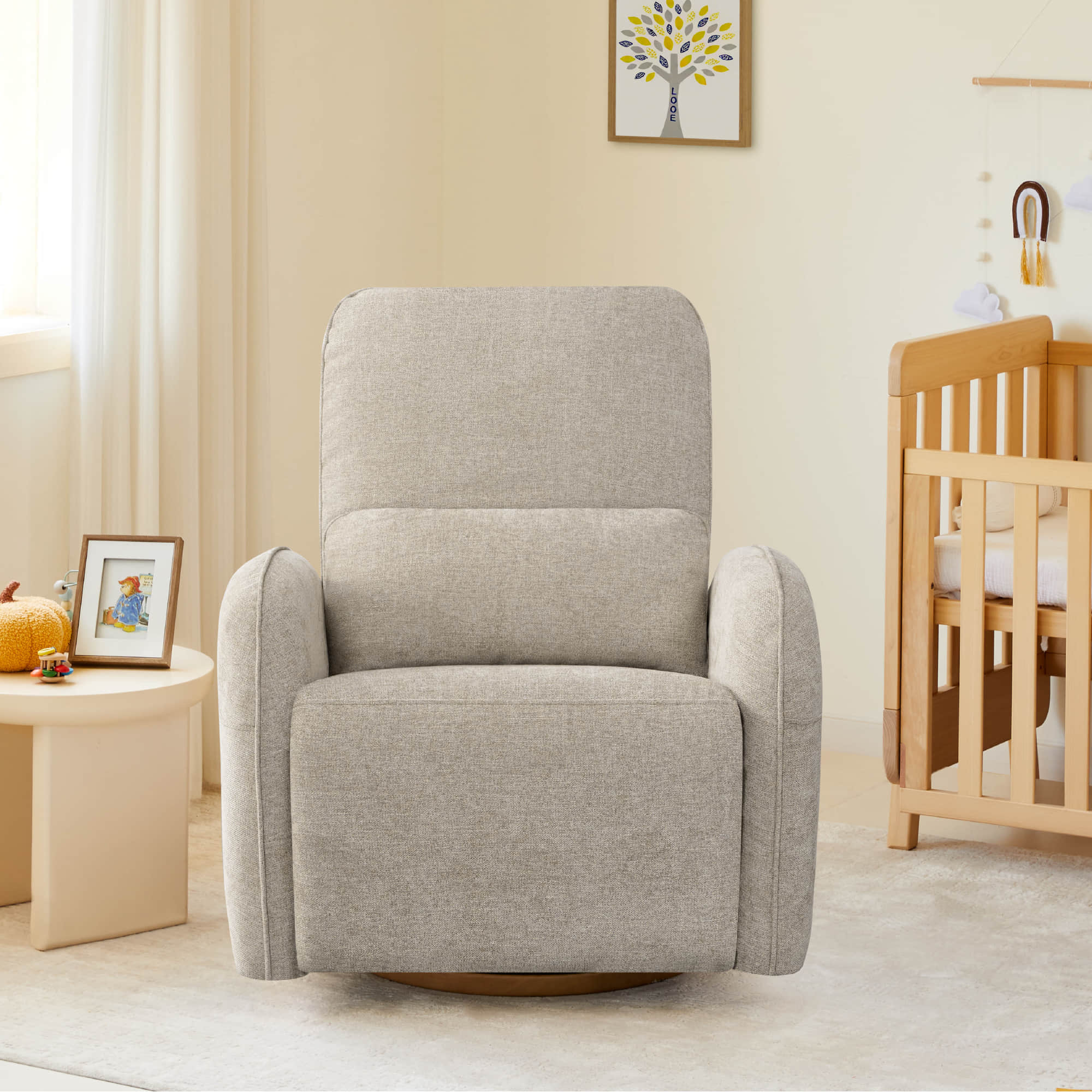 Errol Power Swivel Nursery Glider Recliner - Image 3