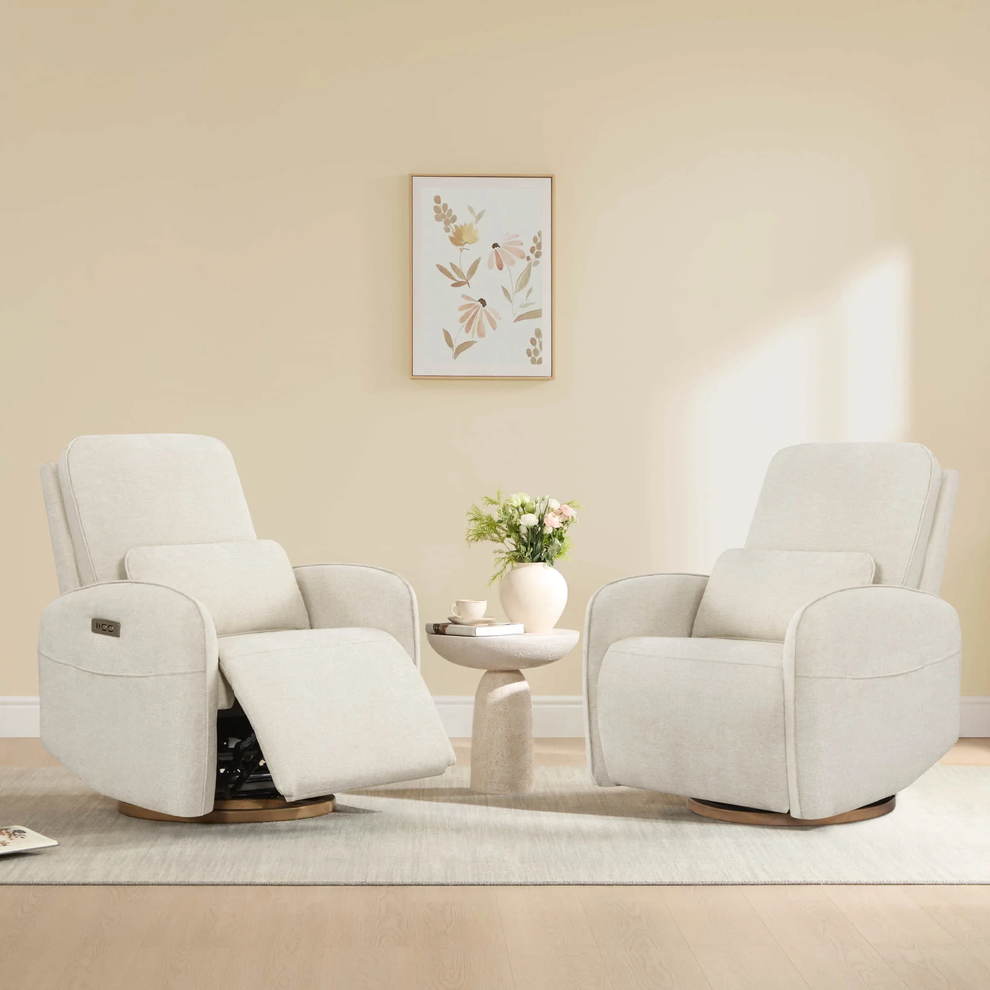 Errol Power Swivel Nursery Glider Recliner - Image 5