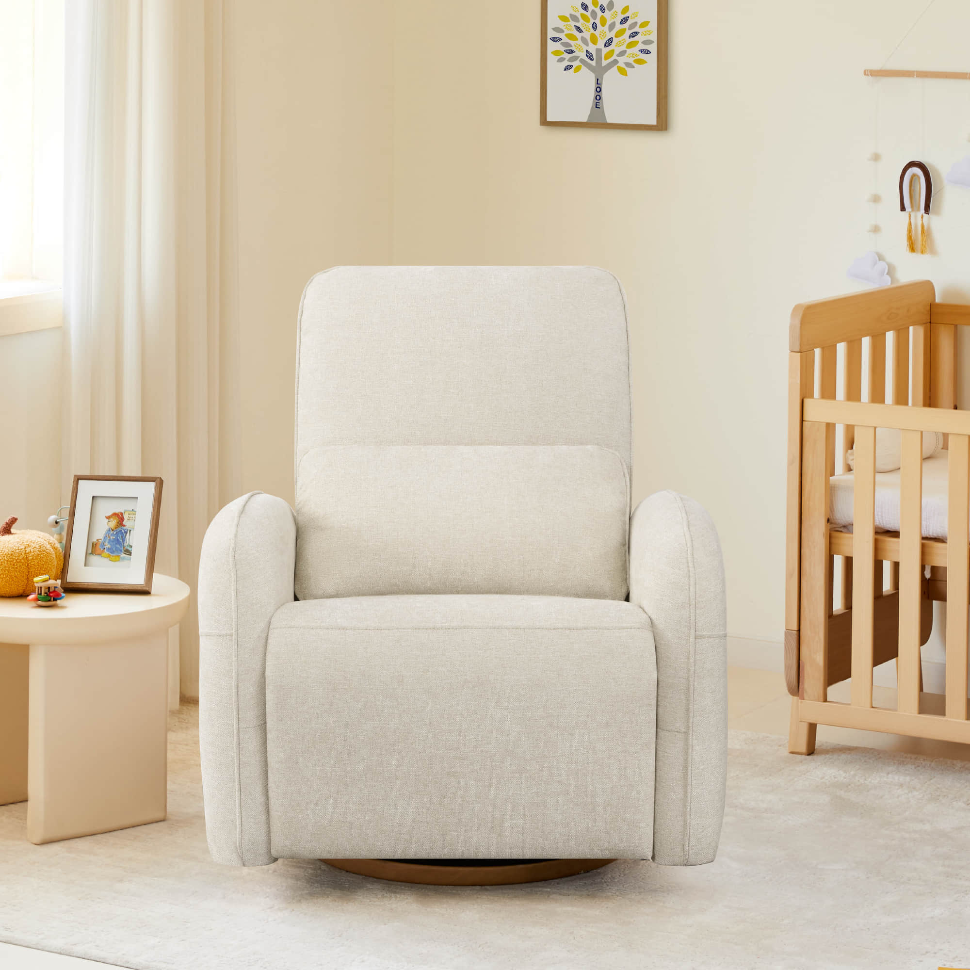 Errol Power Swivel Nursery Glider Recliner - Image 7