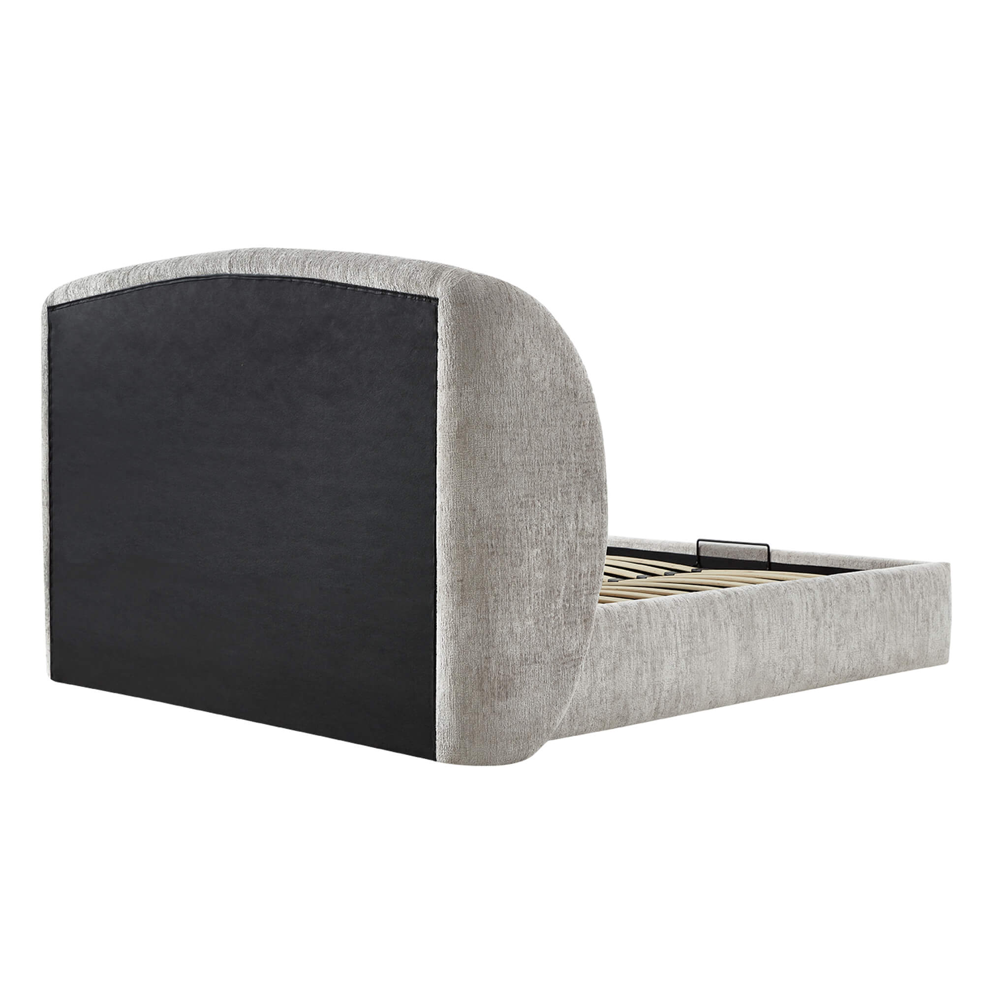 Evie Wingback Upholstered Storage Platform Bed - Image 24