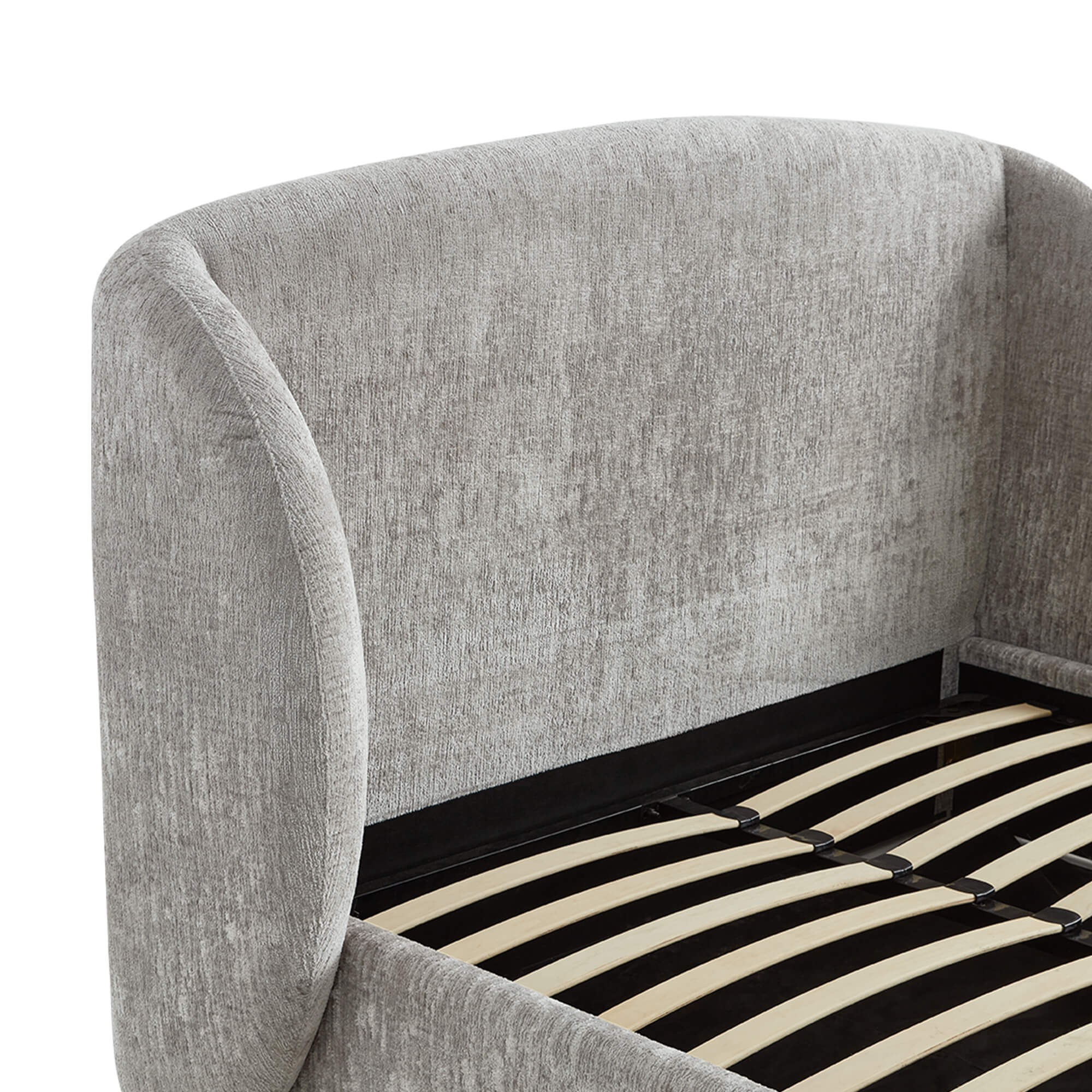 Evie Wingback Upholstered Storage Platform Bed - Image 27