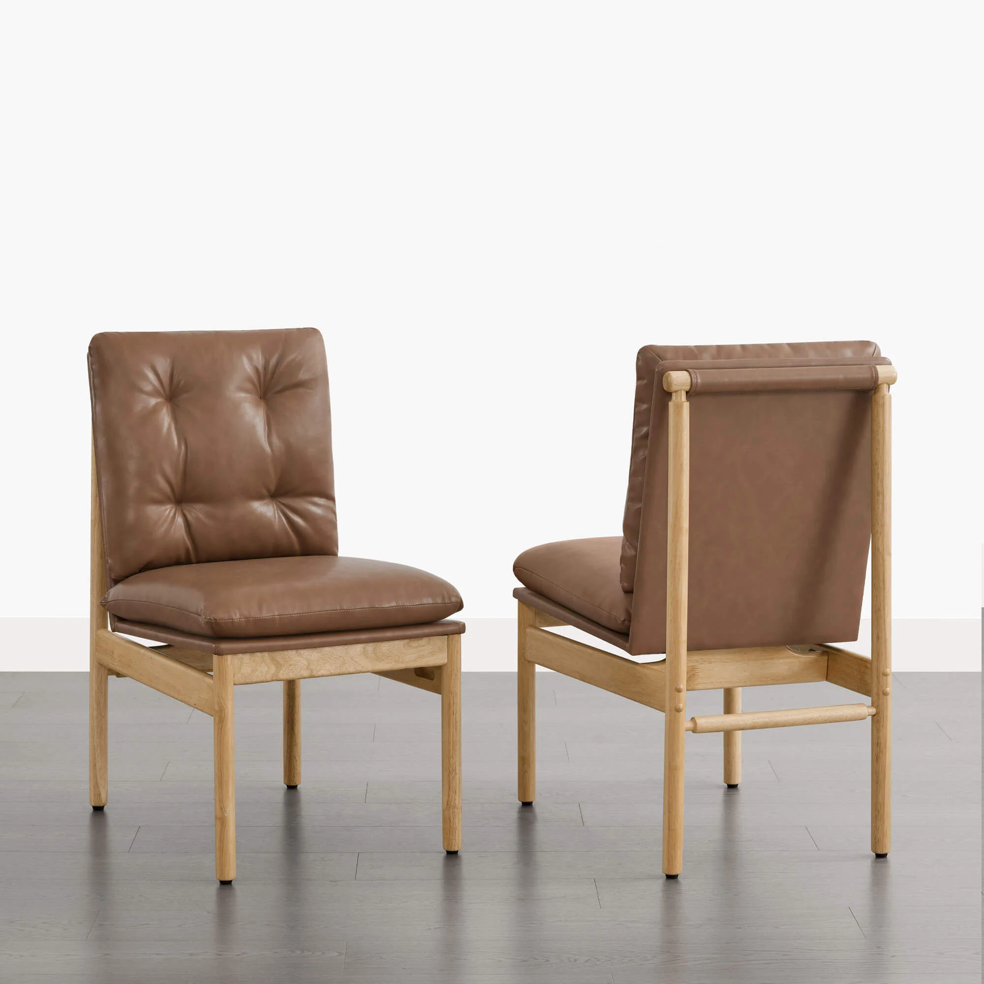 Flynn Mid-Century Tufted Plush Dining Chair (Set of 2) - Image 16