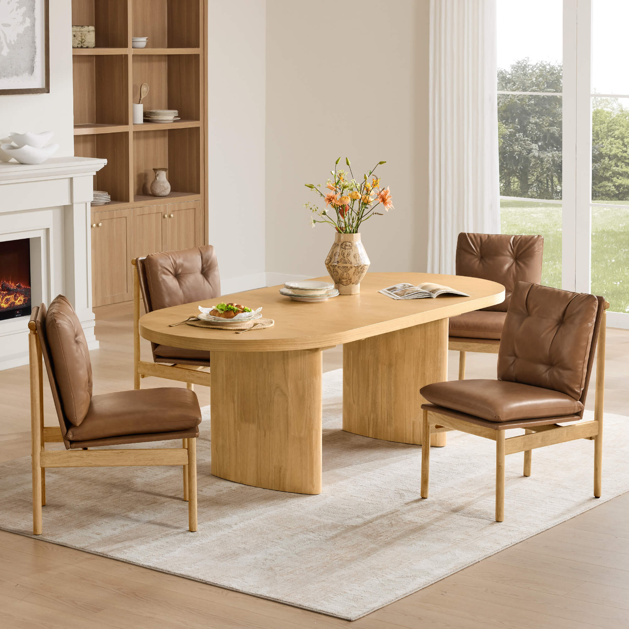 Flynn Mid-Century Tufted Plush Dining Chair (Set of 2) - Image 23