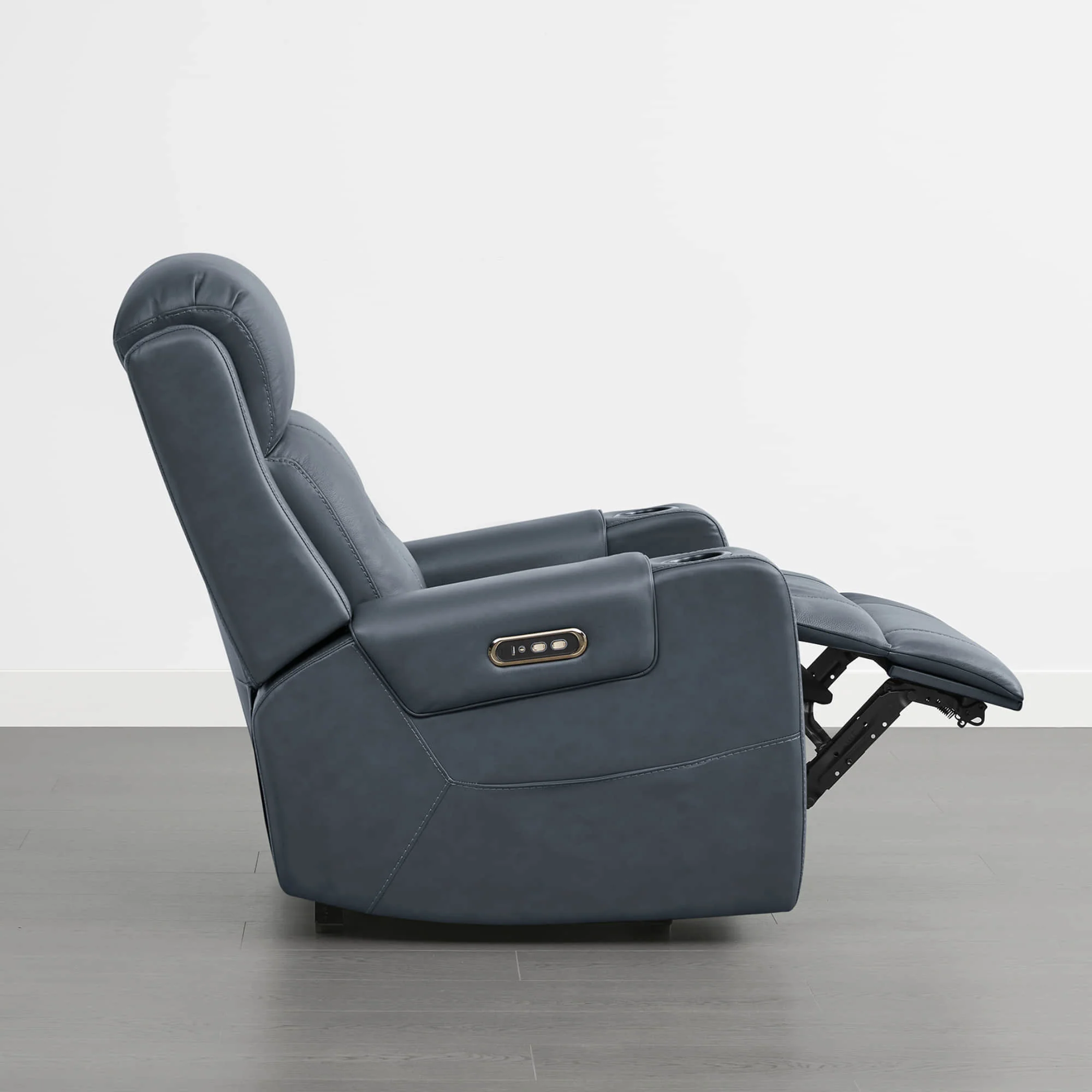 Garrison Genuine Leather Power Lay Flat Recliner with Power Headrest - Image 59