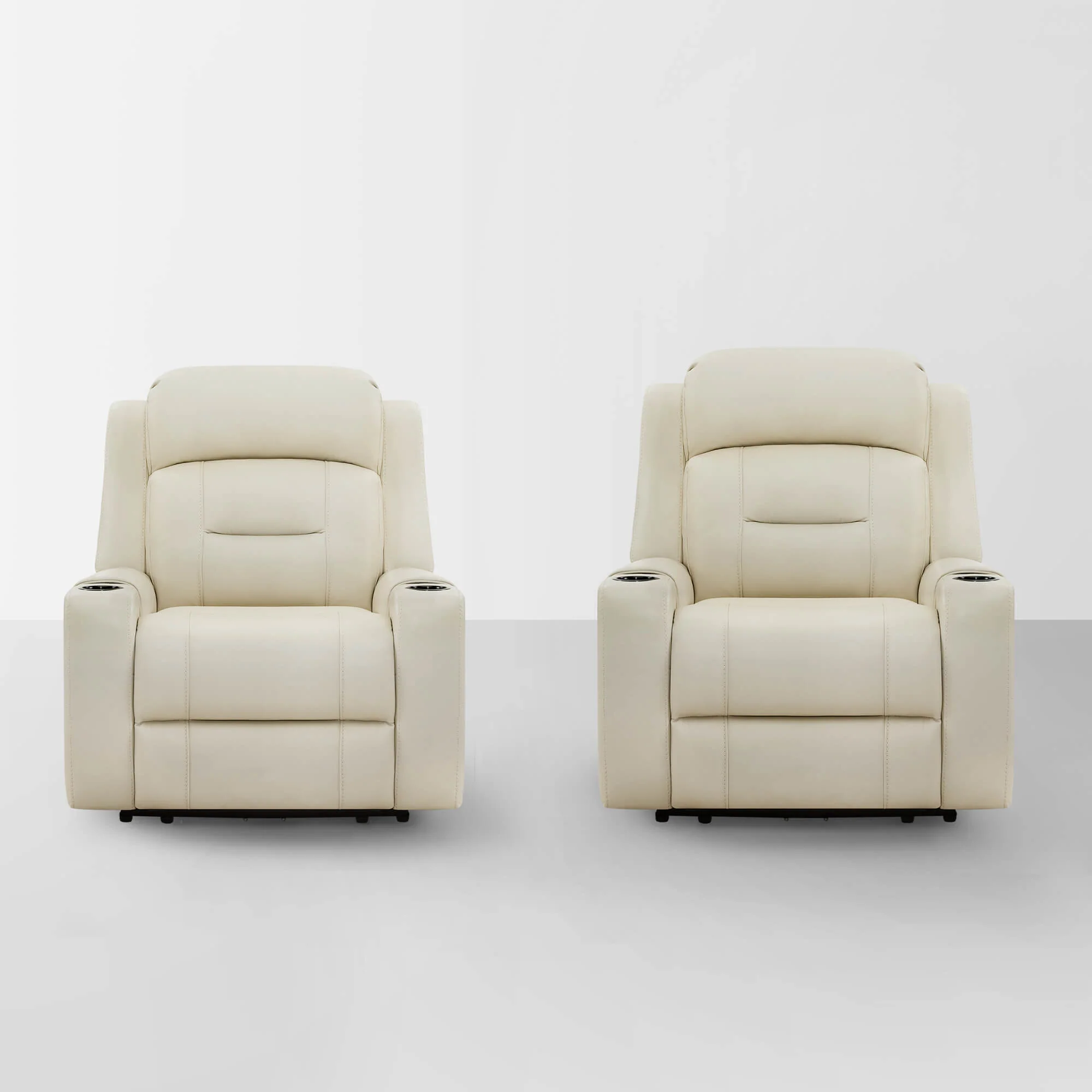 Garrison Genuine Leather Power Lay Flat Recliner with Power Headrest - Image 84