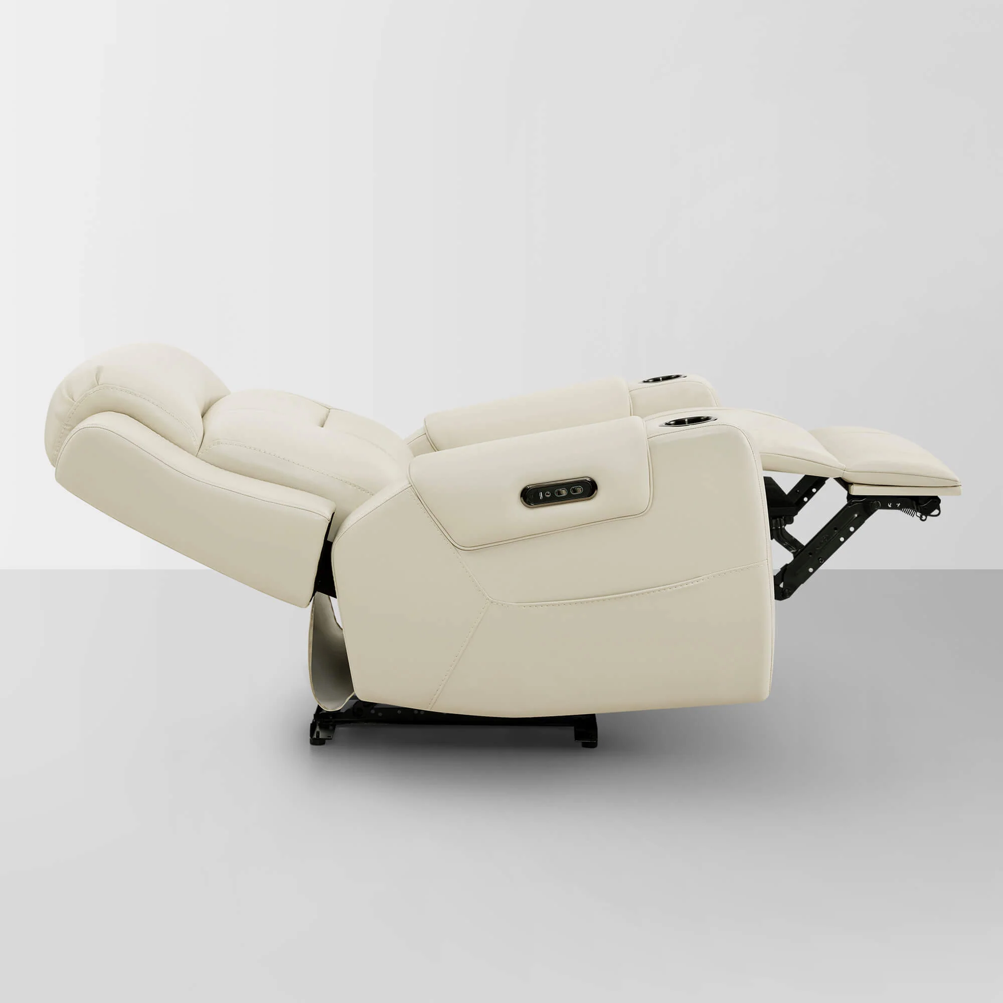 Garrison Genuine Leather Power Lay Flat Recliner with Power Headrest - Image 85