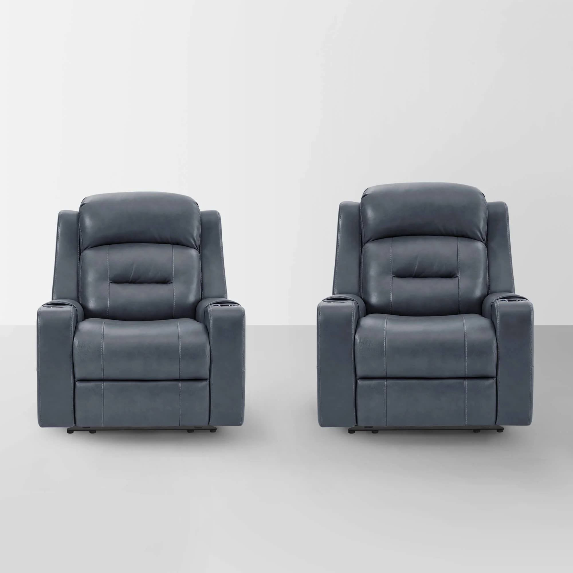 Garrison Genuine Leather Power Lay Flat Recliner with Power Headrest - Image 90