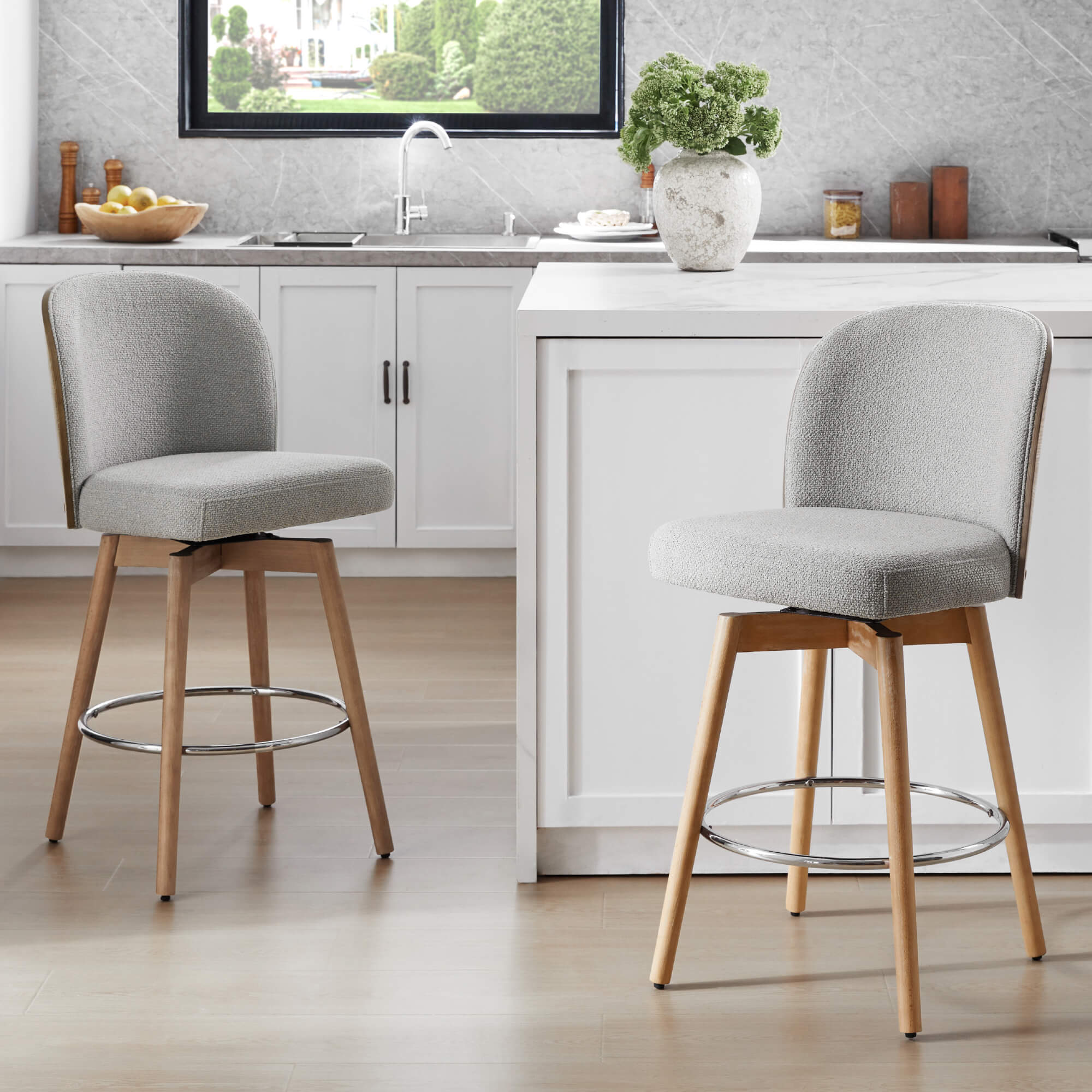 Gianna Swivel Counter Stool - Image 20