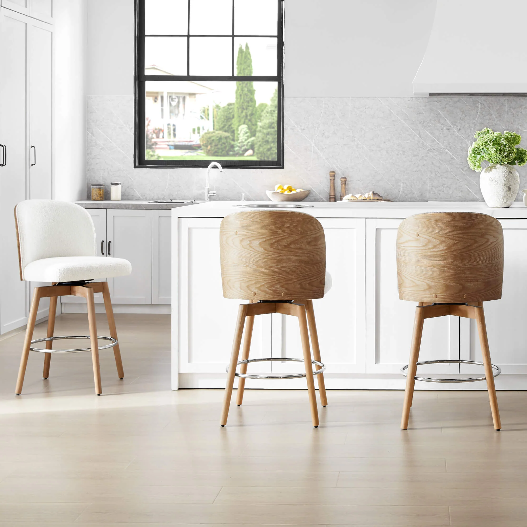 Gianna Swivel Counter Stool - Image 22