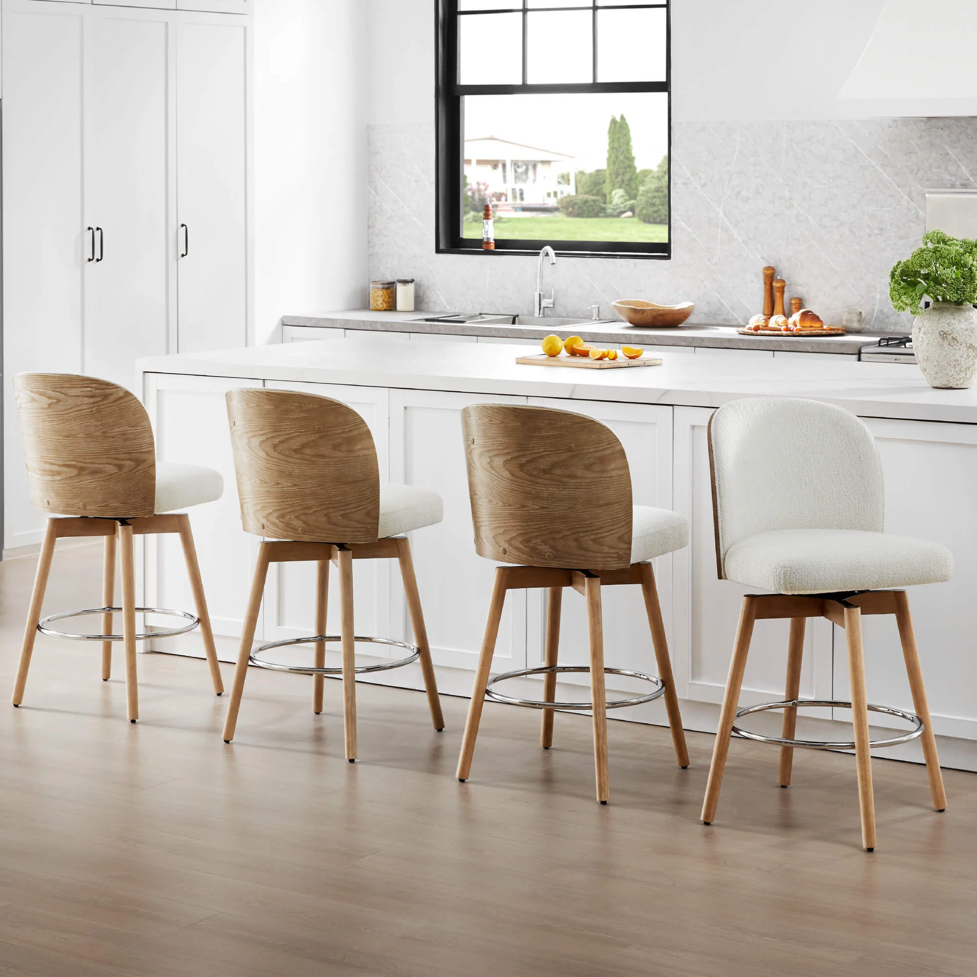 Gianna Swivel Counter Stool - Image 23