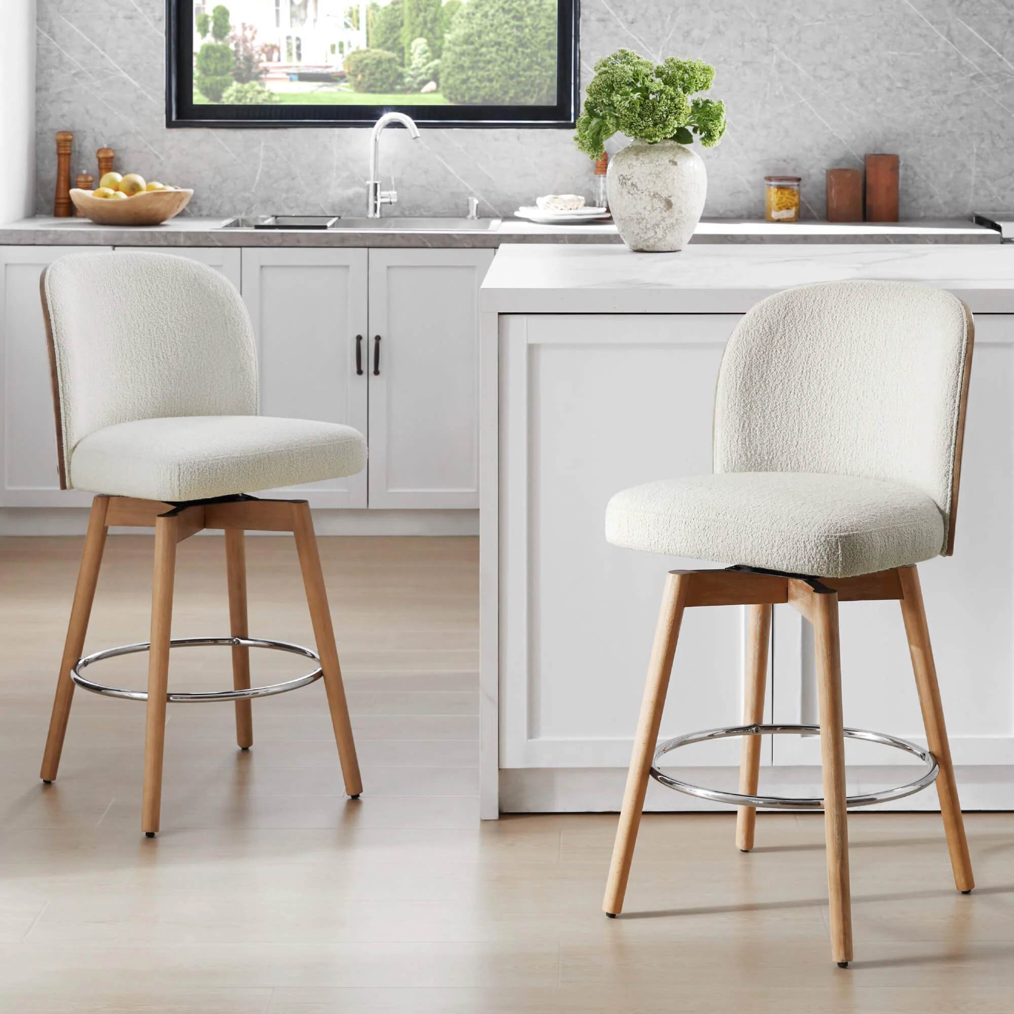 Gianna Swivel Counter Stool - Image 27
