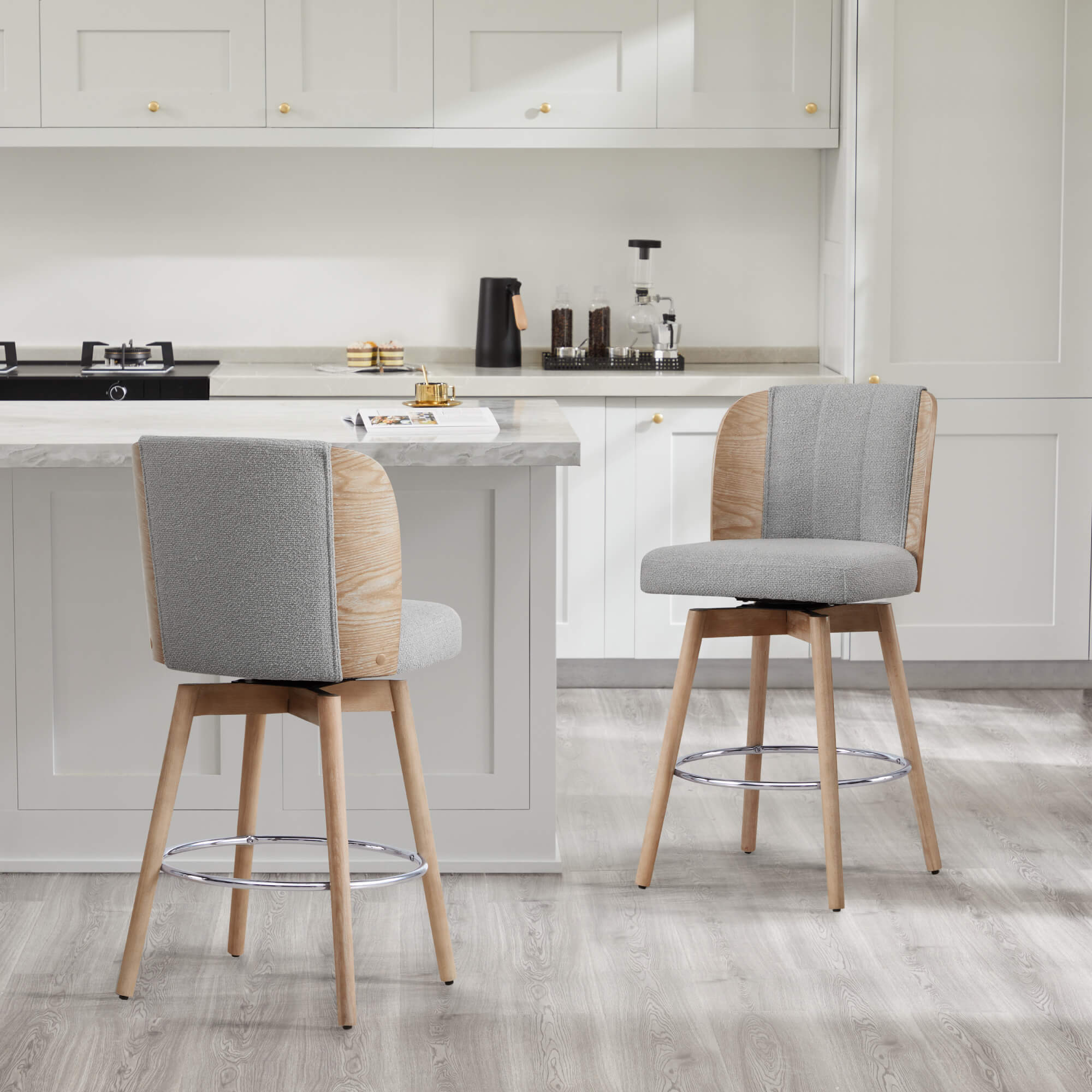 Gianna Swivel Counter Stool - Image 29