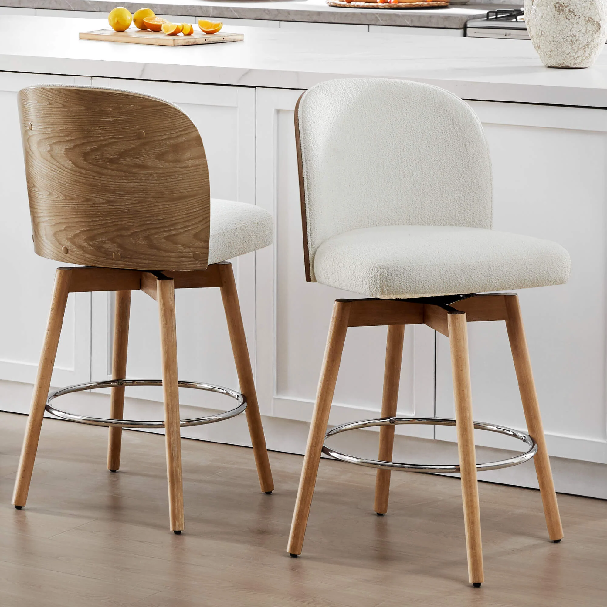 Gianna Swivel Counter Stool - Image 3